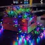 Светодиодная гирлянда NEON-NIGHT Кластер 3 м 8 режимов свечение мультиколор 303-629