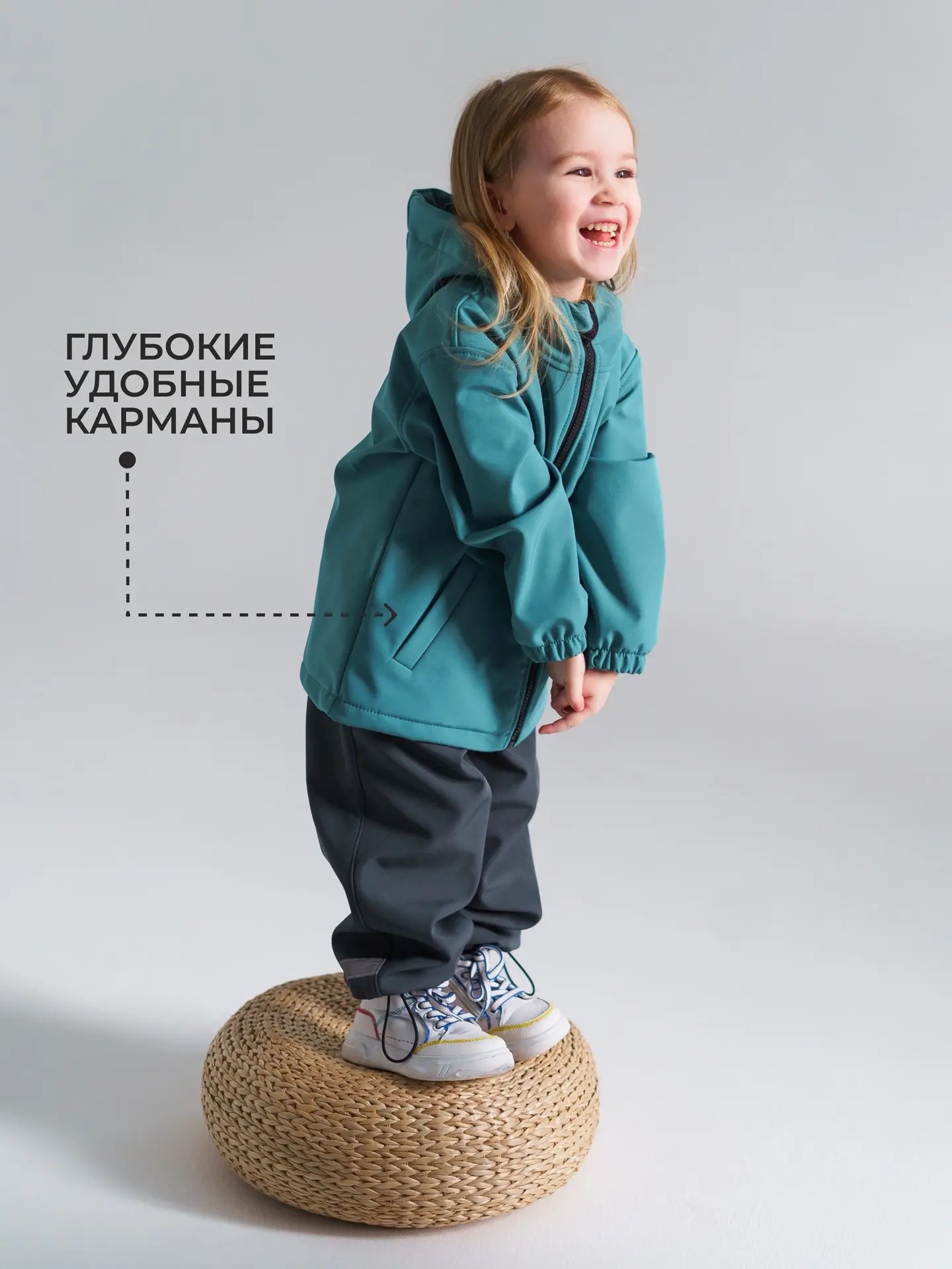 Куртка Polzcom PZJACKETGREYGREEN - фото 4