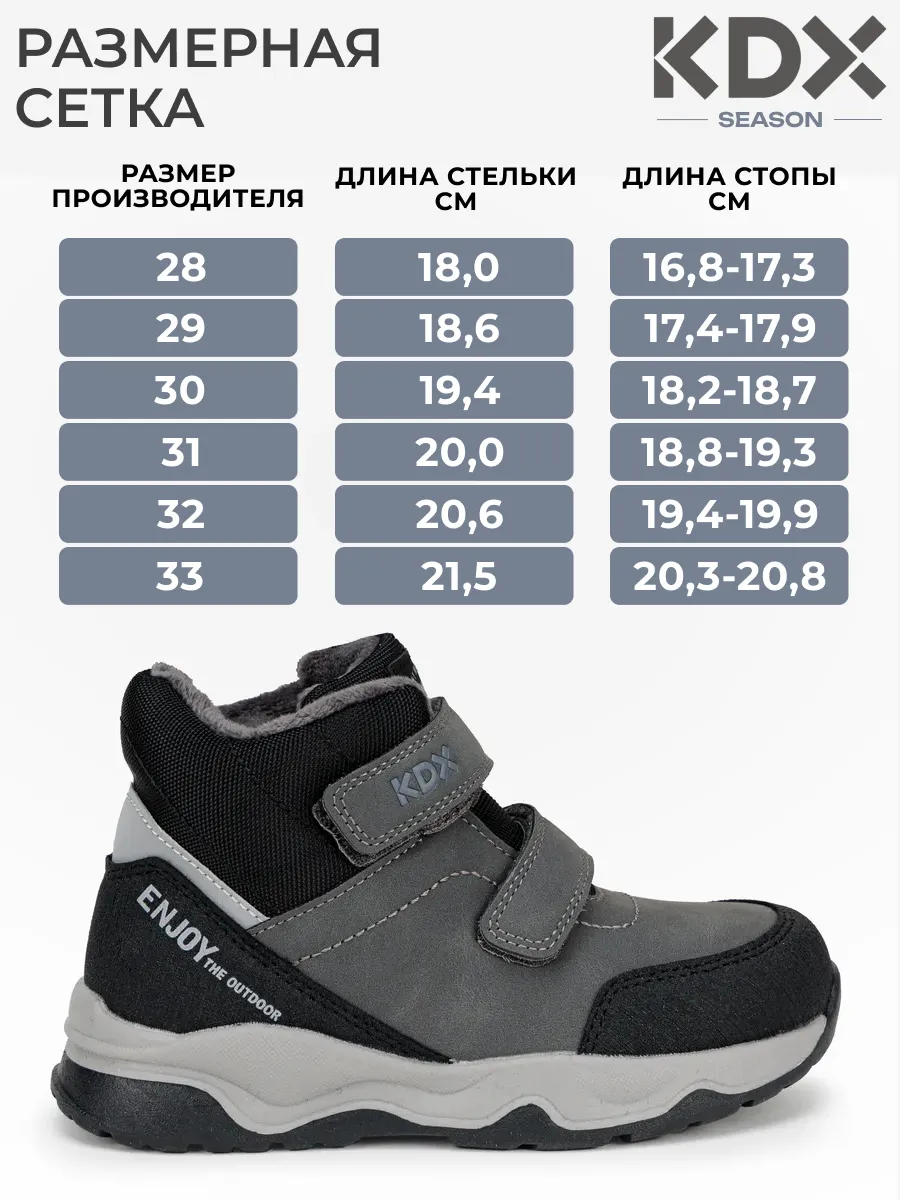 Ботинки KDX SKYFW23-4 black - фото 4