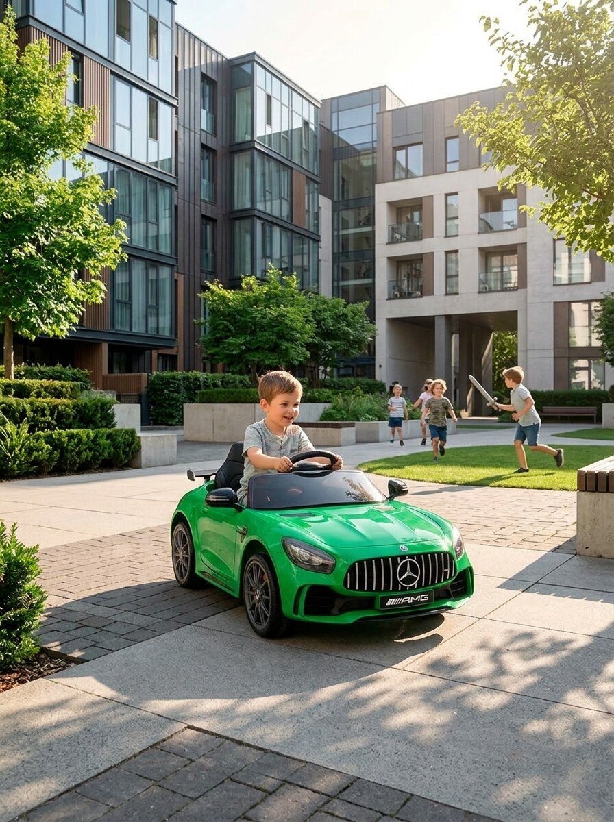 Электромобиль TOMMY Mercedes Amg GT MB-7 С пультом ДУ - фото 2