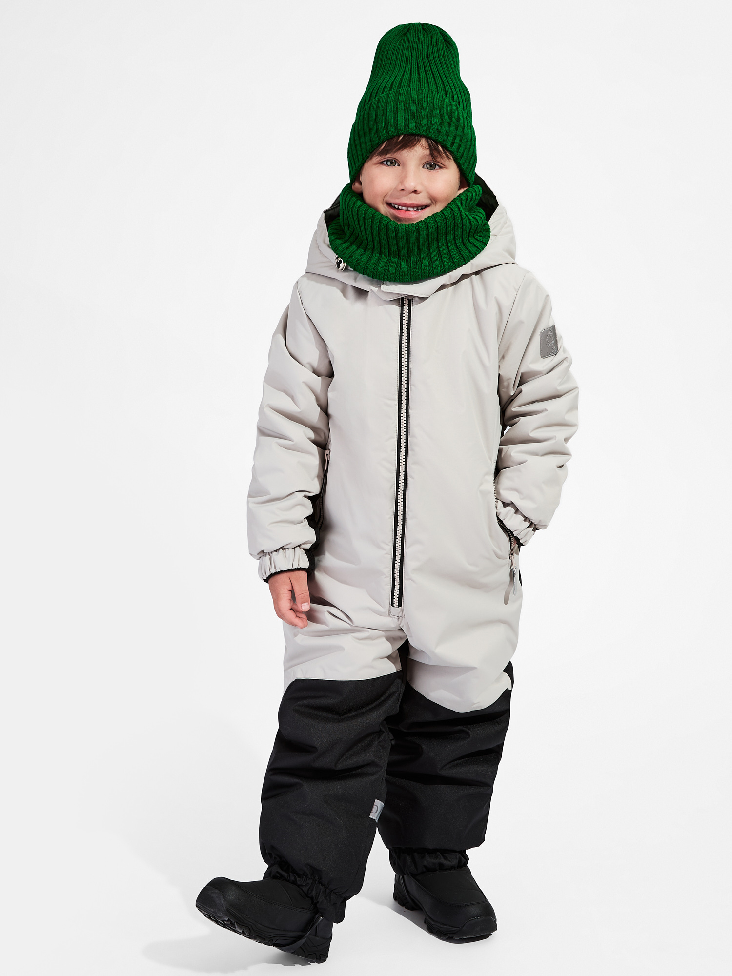 Комбинезон Arctland 859d_серый жемчуг - фото 5