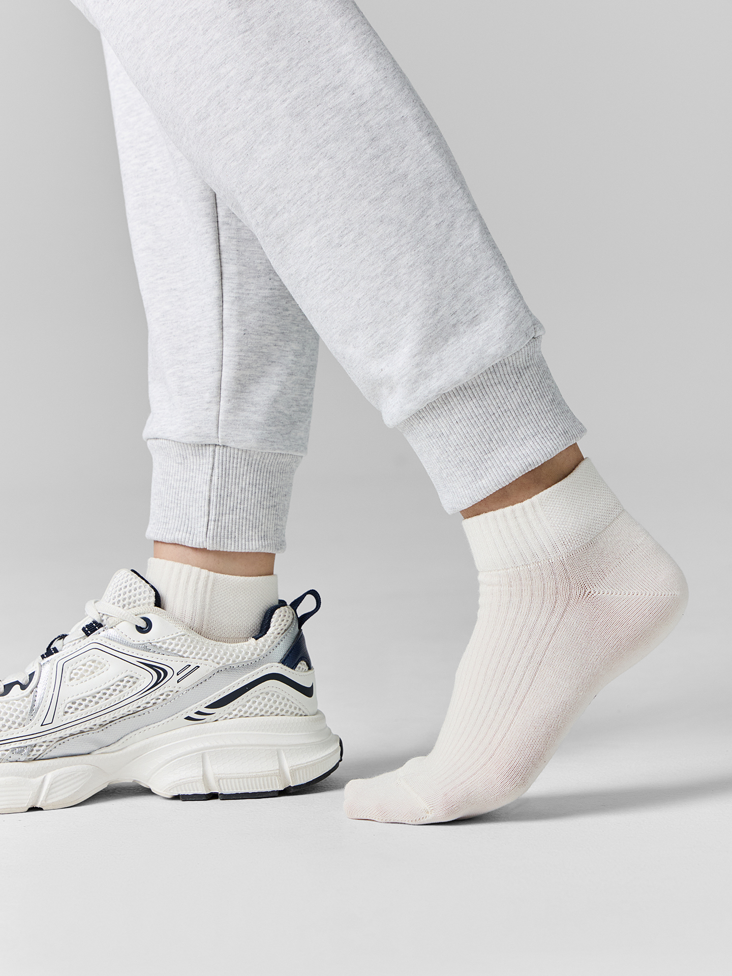 Носки 3 пары Mark Formelle (Марк Формэль) 366A-1516/молочный /графитовый /черный/ - фото 7