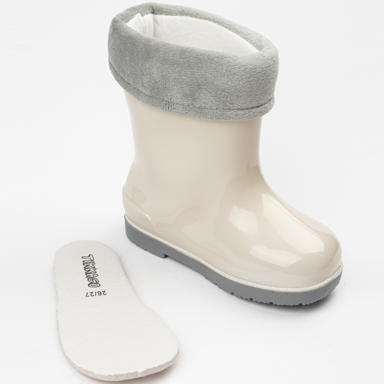 Резиновые сапоги TikkaGo 7B04_2025-04_beige-grey - фото 8