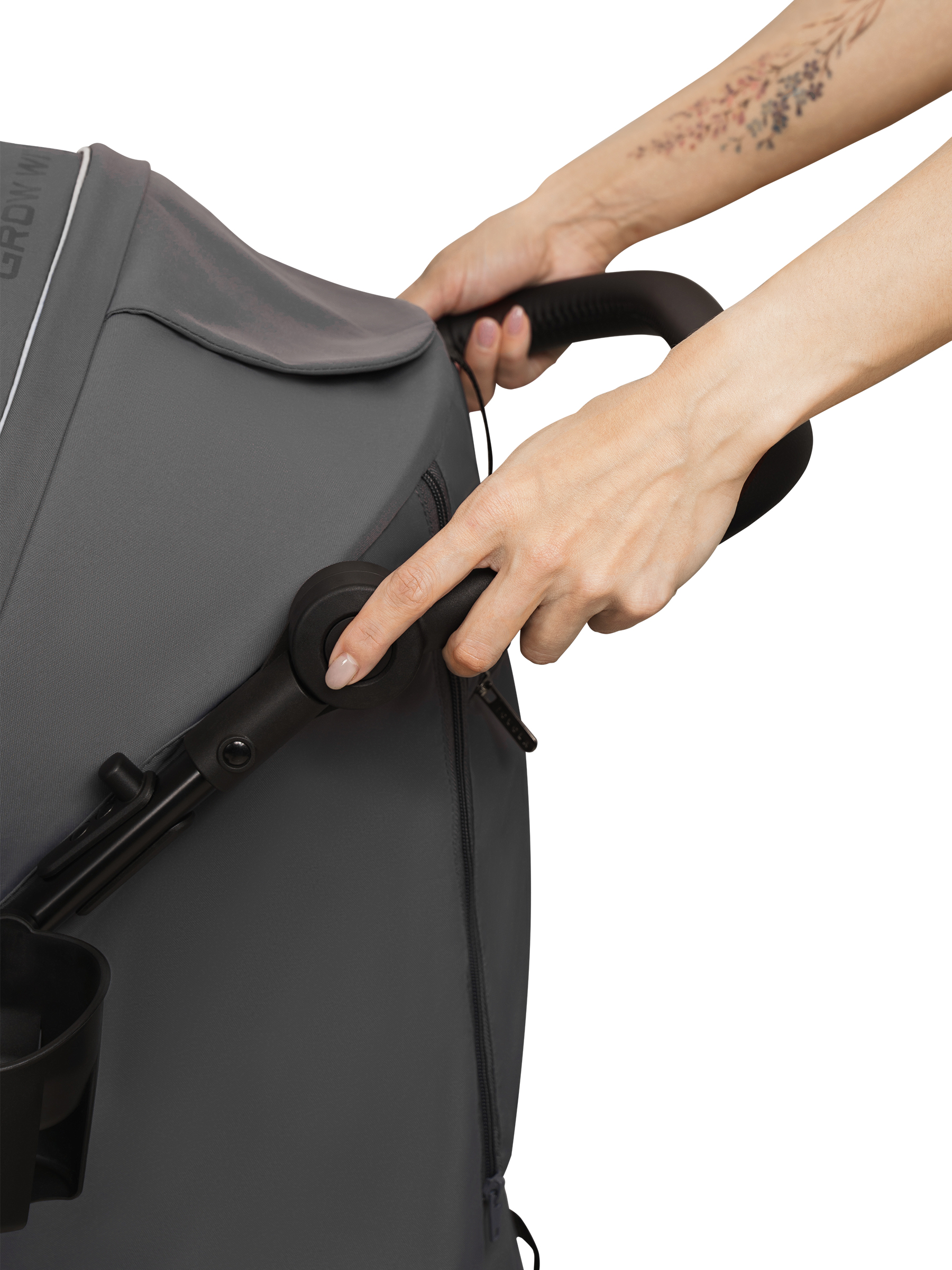 Коляска прогулочная JOVOLA Selena Air new темно-серый - фото 19