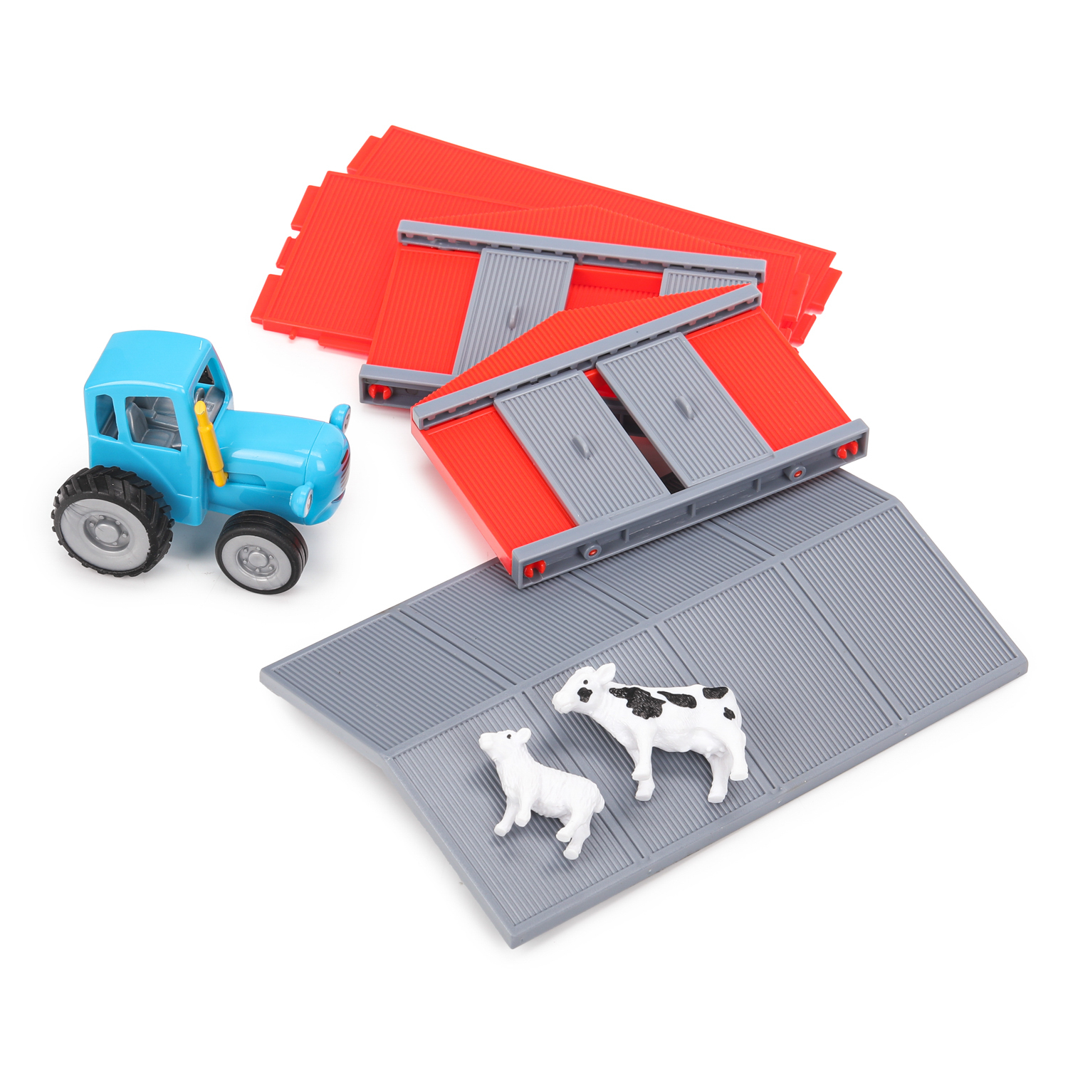 Гараж Играем вместе Синий трактор 400048 - фото 2