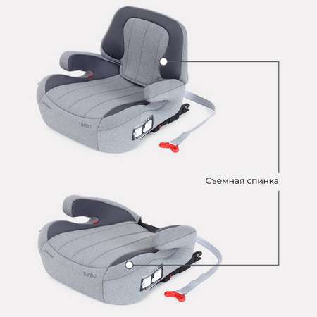 Автокресло Rant Turbo Isofix 3 (22-36 кг) серый