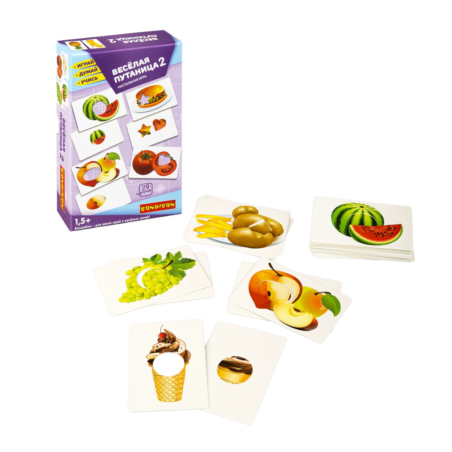 Настольная игра Bondibon для малышей Весёлая путаница2 - фото 2