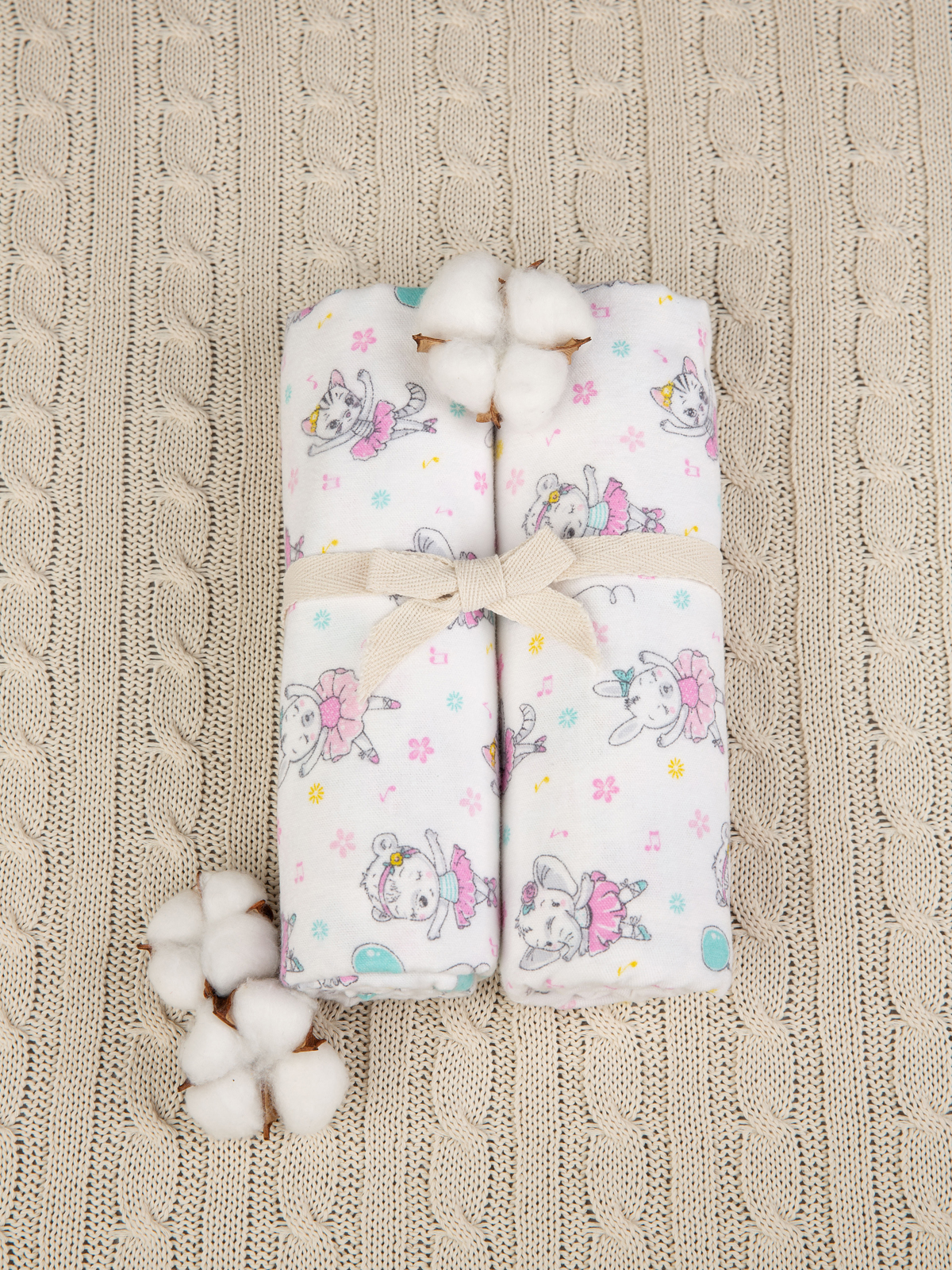 Пелёнка Чудо-Чадо фланель 90х120 см 2 шт. - фото 12