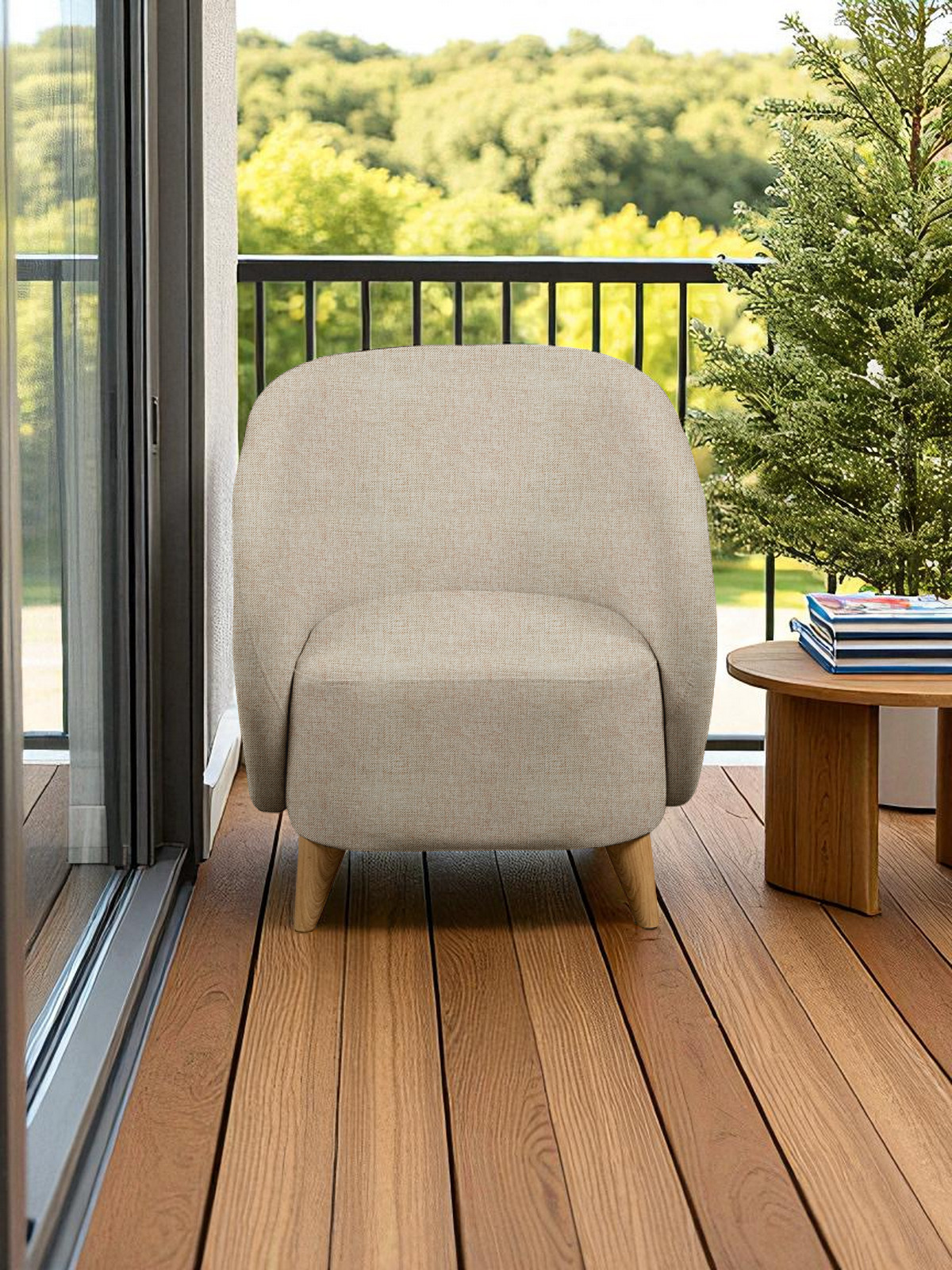 Кресло Уютная среда К300 бежевый - фото 20