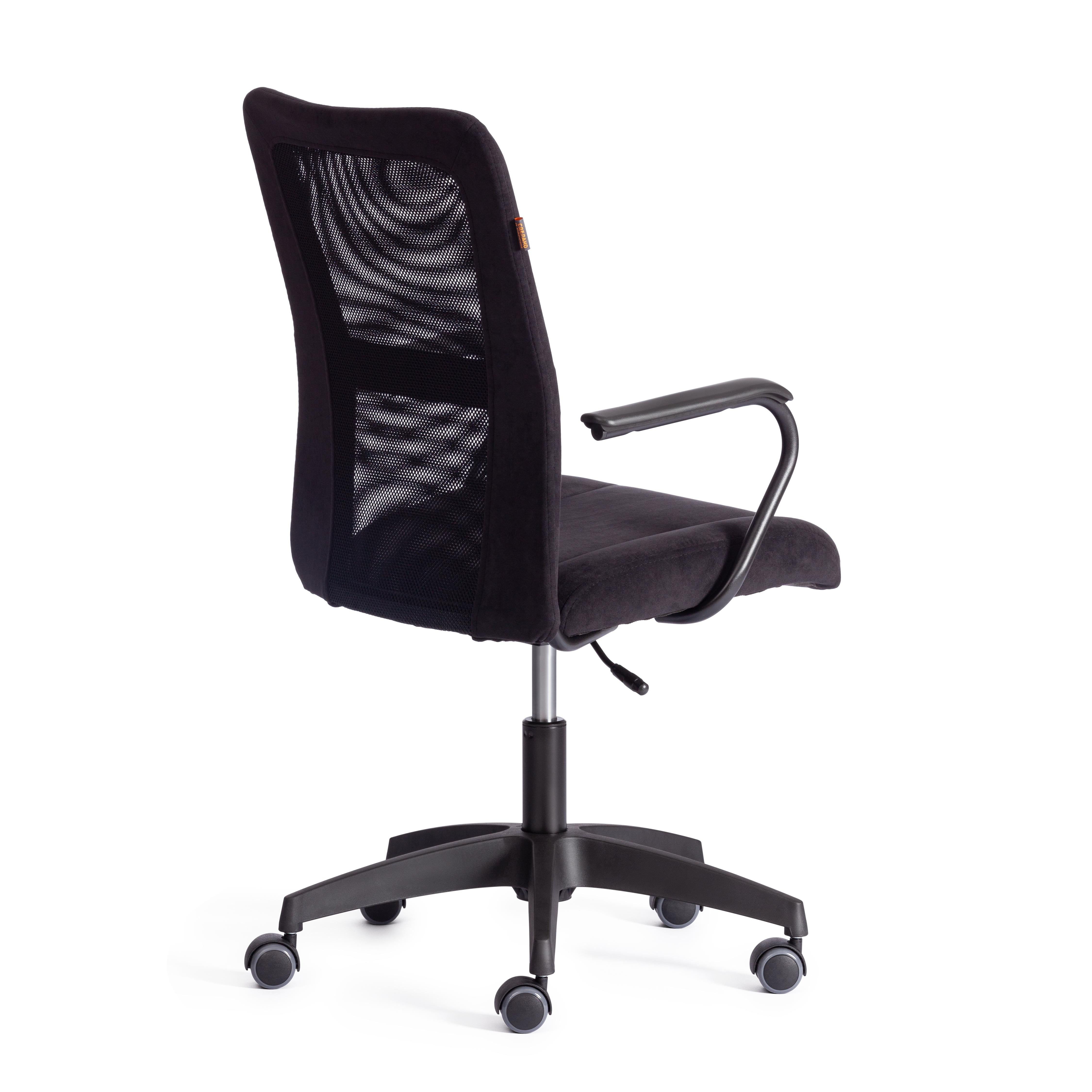 Компьютерное кресло TETCHAIR Стафф флок ткань черный - фото 4