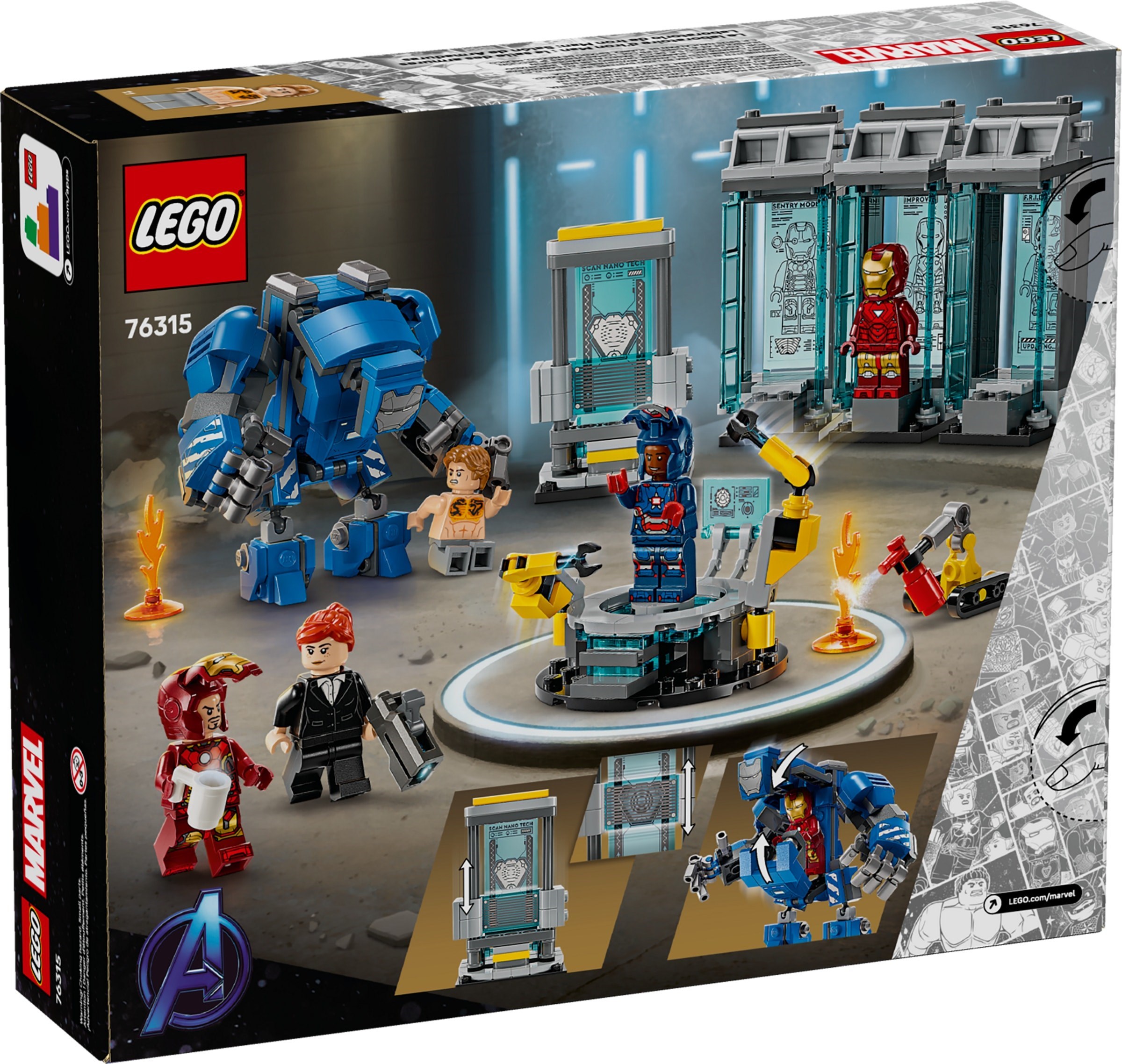 Конструктор LEGO Marvel Super Heroes 76315 384 дет. - фото 1