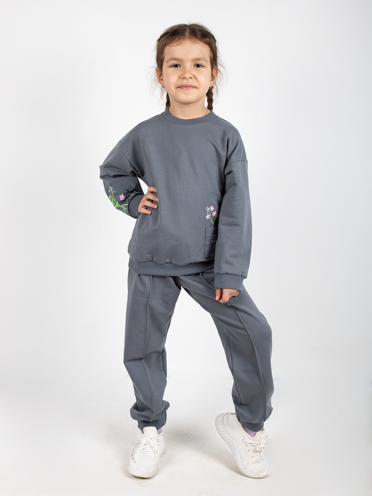 Костюм Осьминожка 418-428п/серый - фото 5