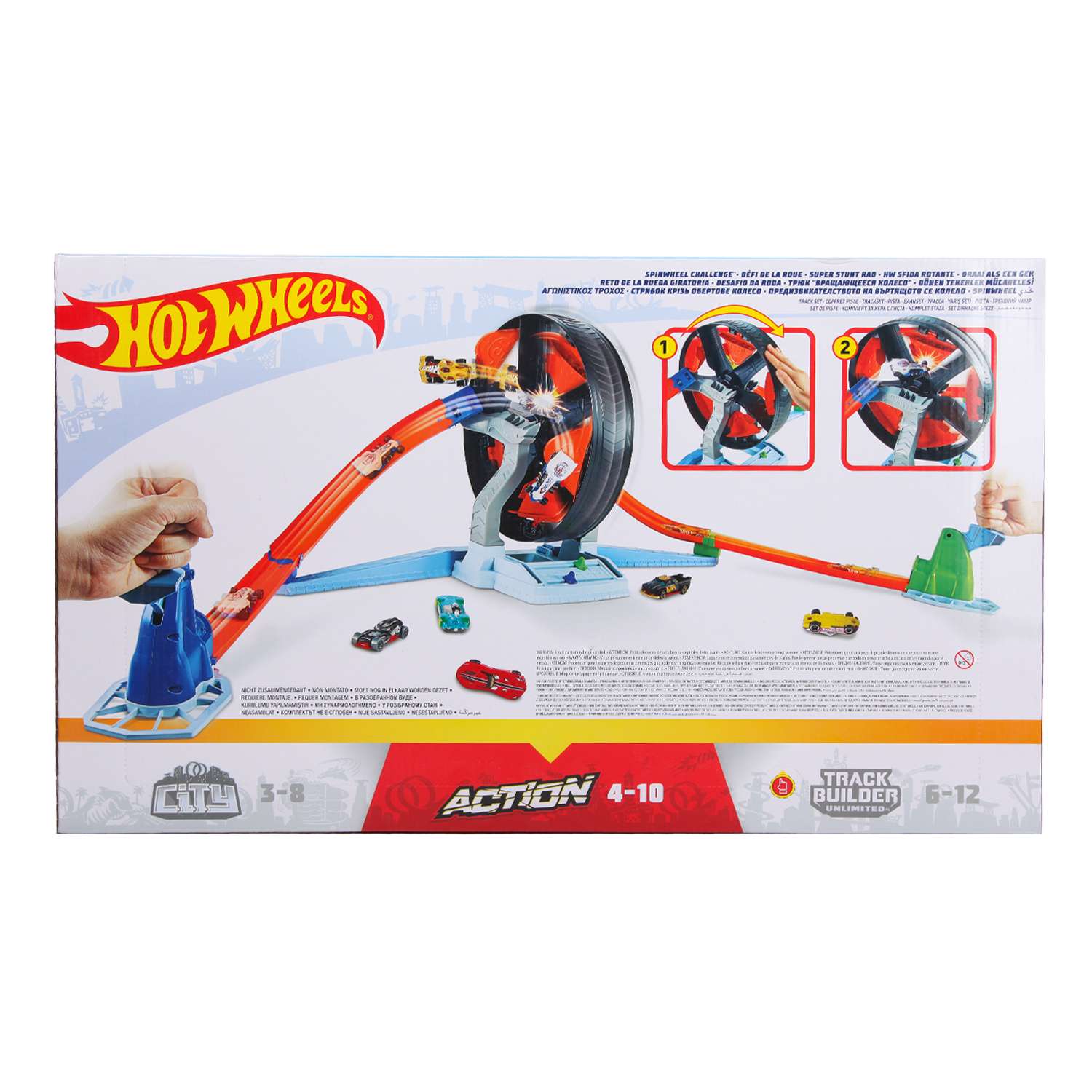 Трек Hot Wheels Круговое противостояние с пусковой установкой GJM77 - фото 2