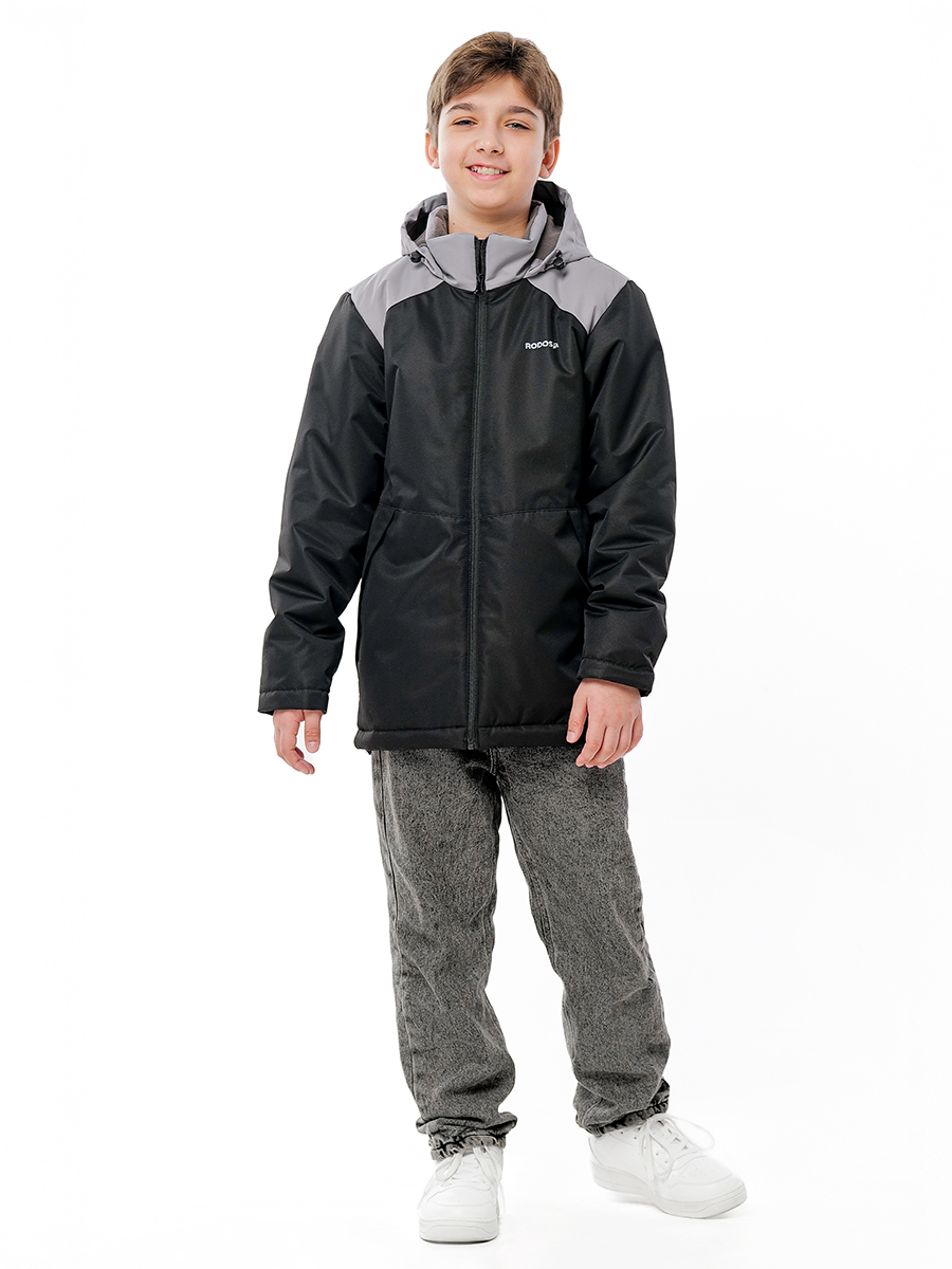 Куртка RODOS М-245/черный_серый - фото 3