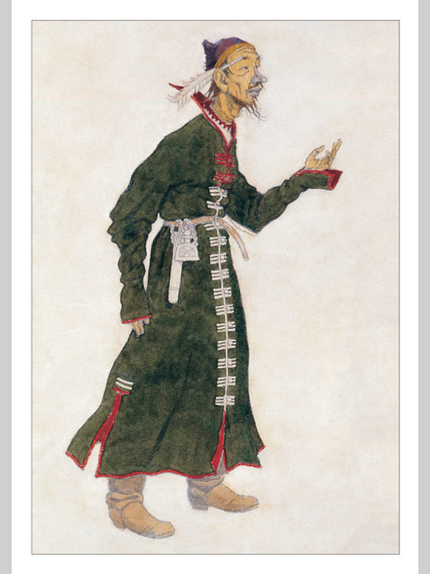 Набор открыток Белый город Иван Билибин Театральные костюмы - фото 4