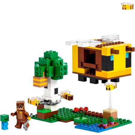 Конструктор LEGO Minecraft Пчелиный коттедж блочный