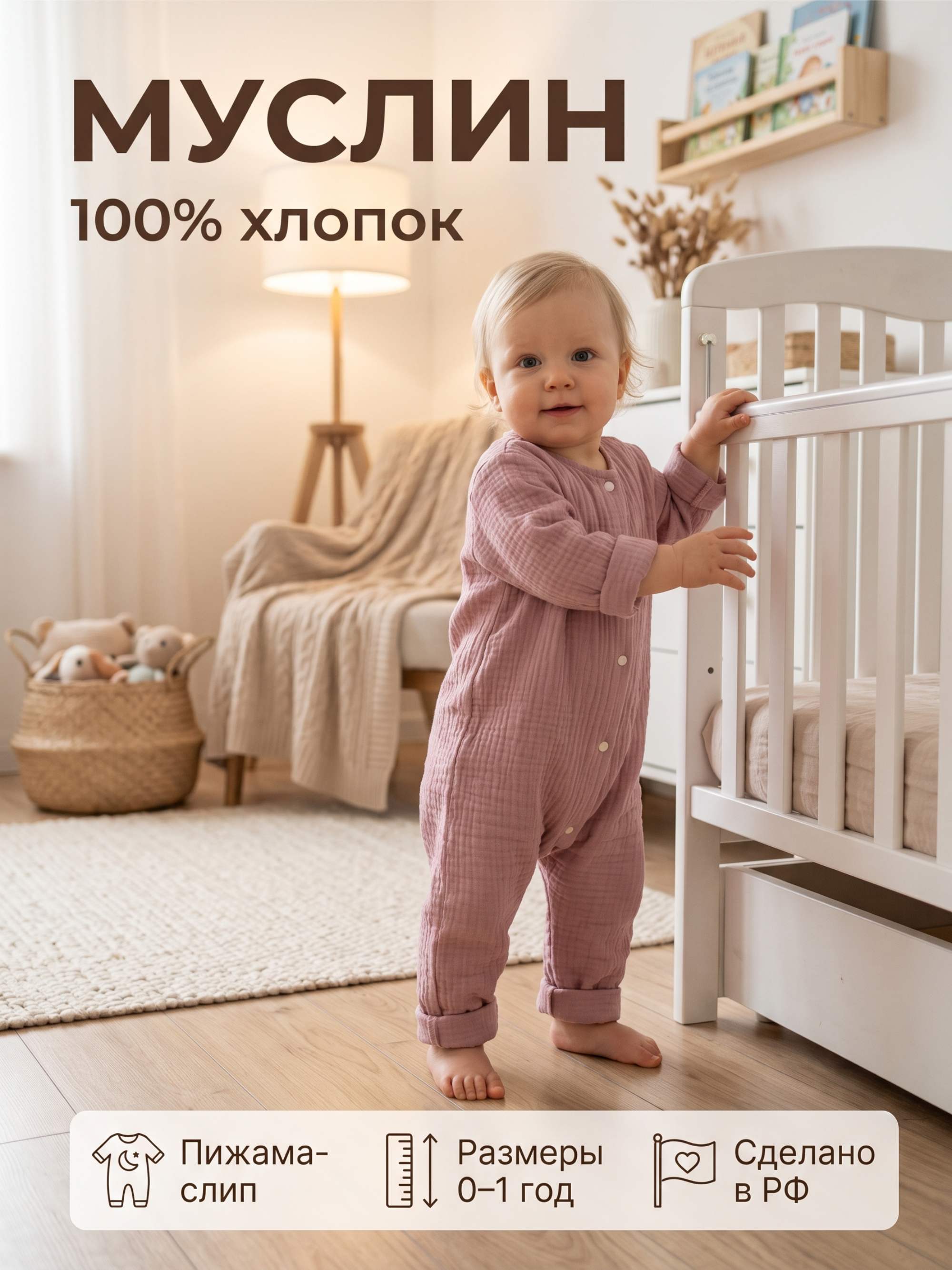 Комбинезон СОННЫЙ ГНОМИК 1003/2 - фото 2