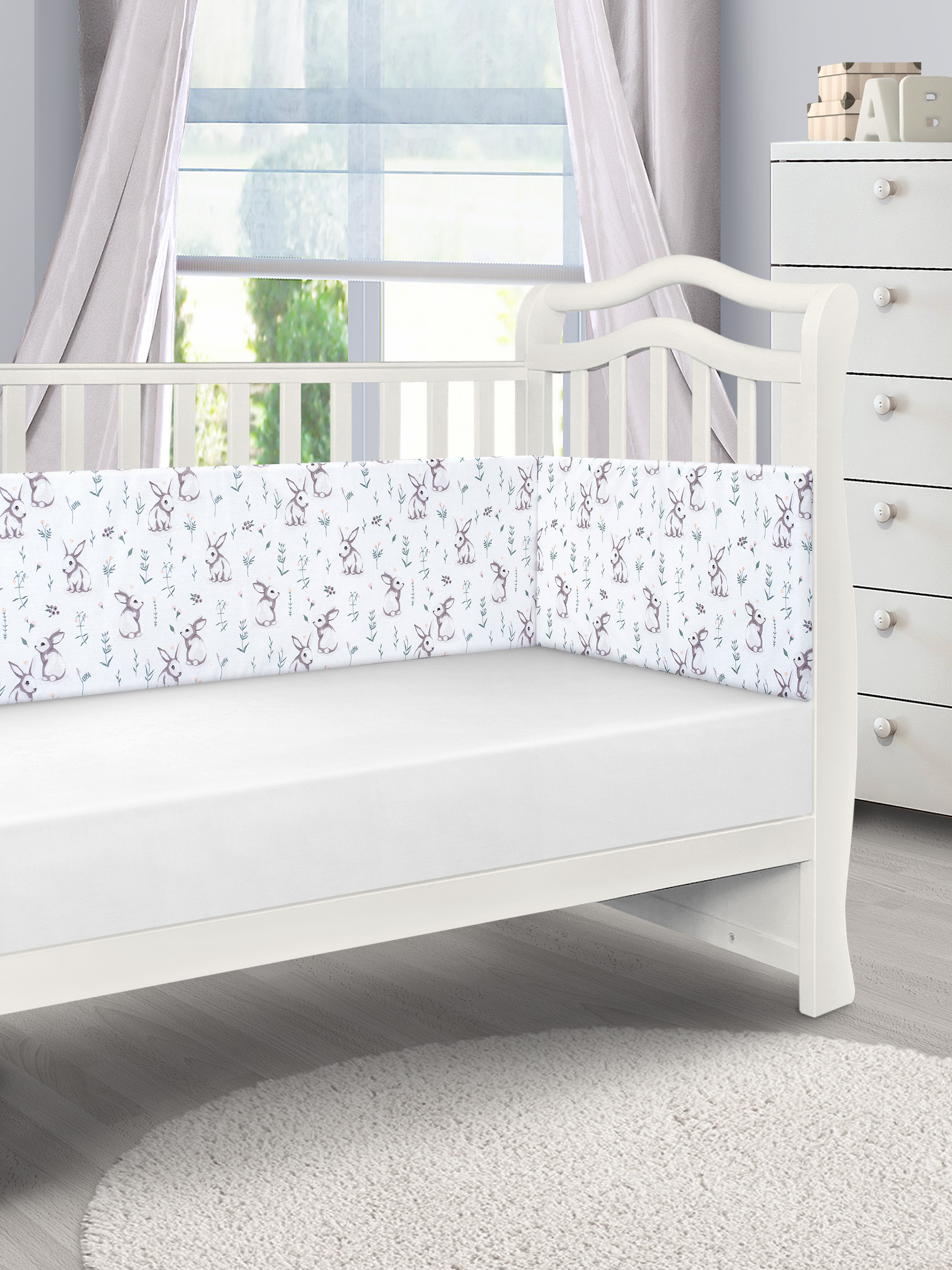 Бортик FunEcotex Зайчата 4 дет. - фото 1