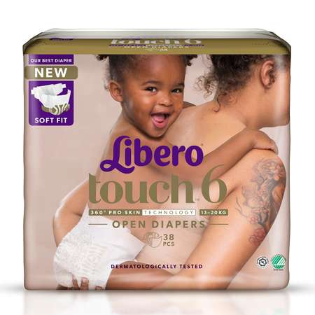 Подгузники Libero 6 (13-20 кг) 38 шт.