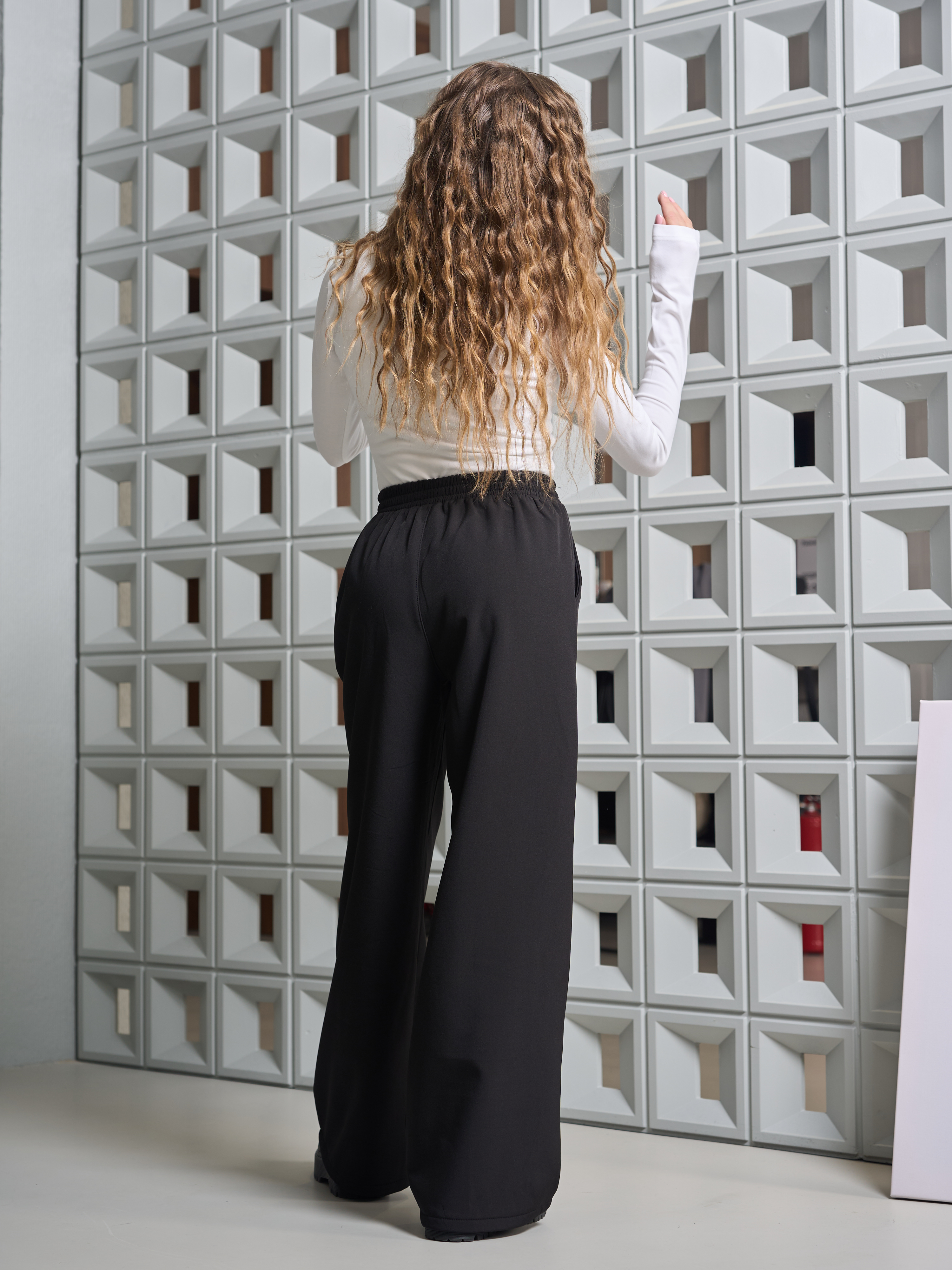 Брюки-палаццо СИНЯЯ МОДА WF1011B-H39 - фото 7