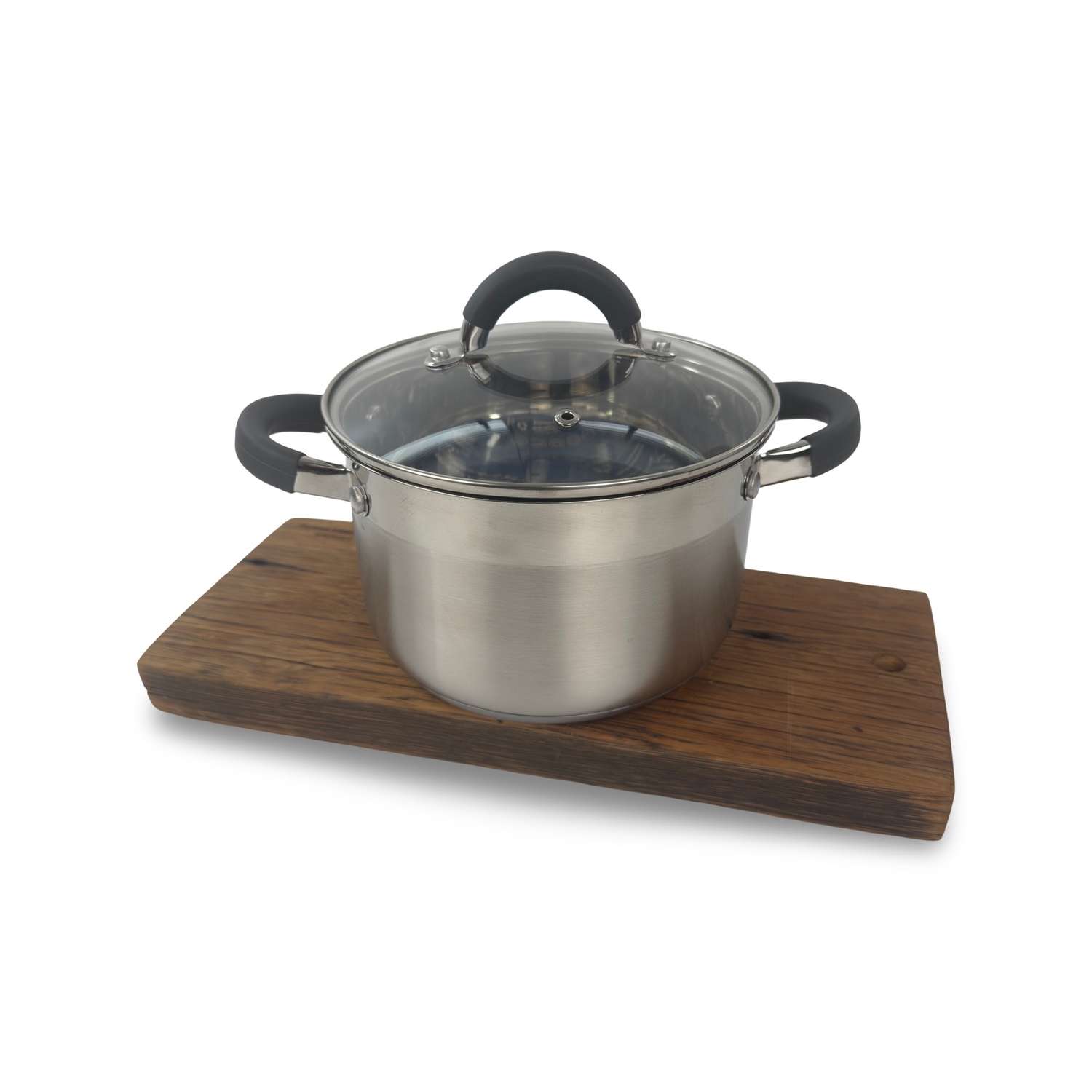 Кастрюля TimA c крышкой капсульное дно 3л - фото 2