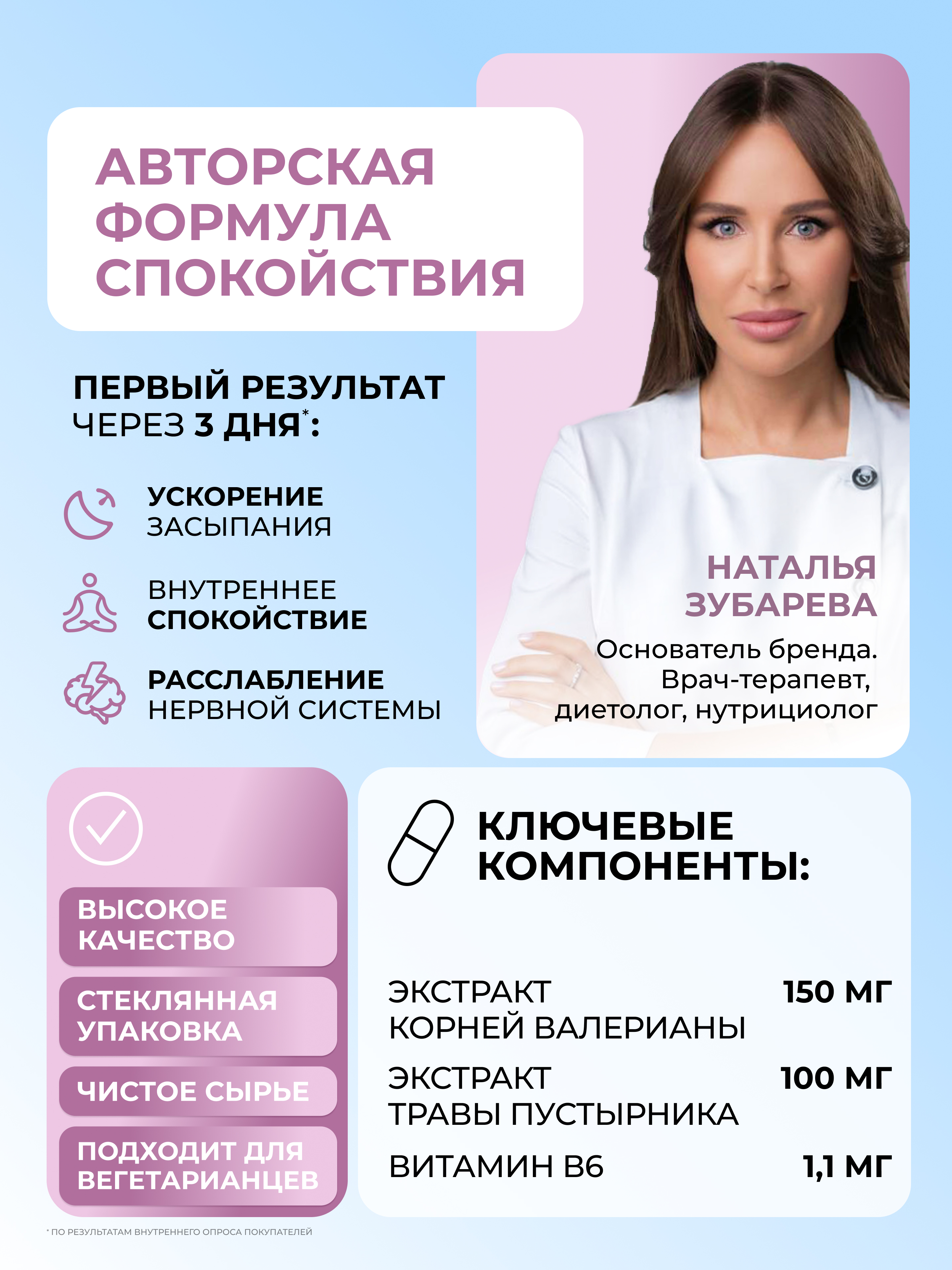Микронутриенты Dr. Zubareva Комплекс Антистресс с валерианой - фото 3