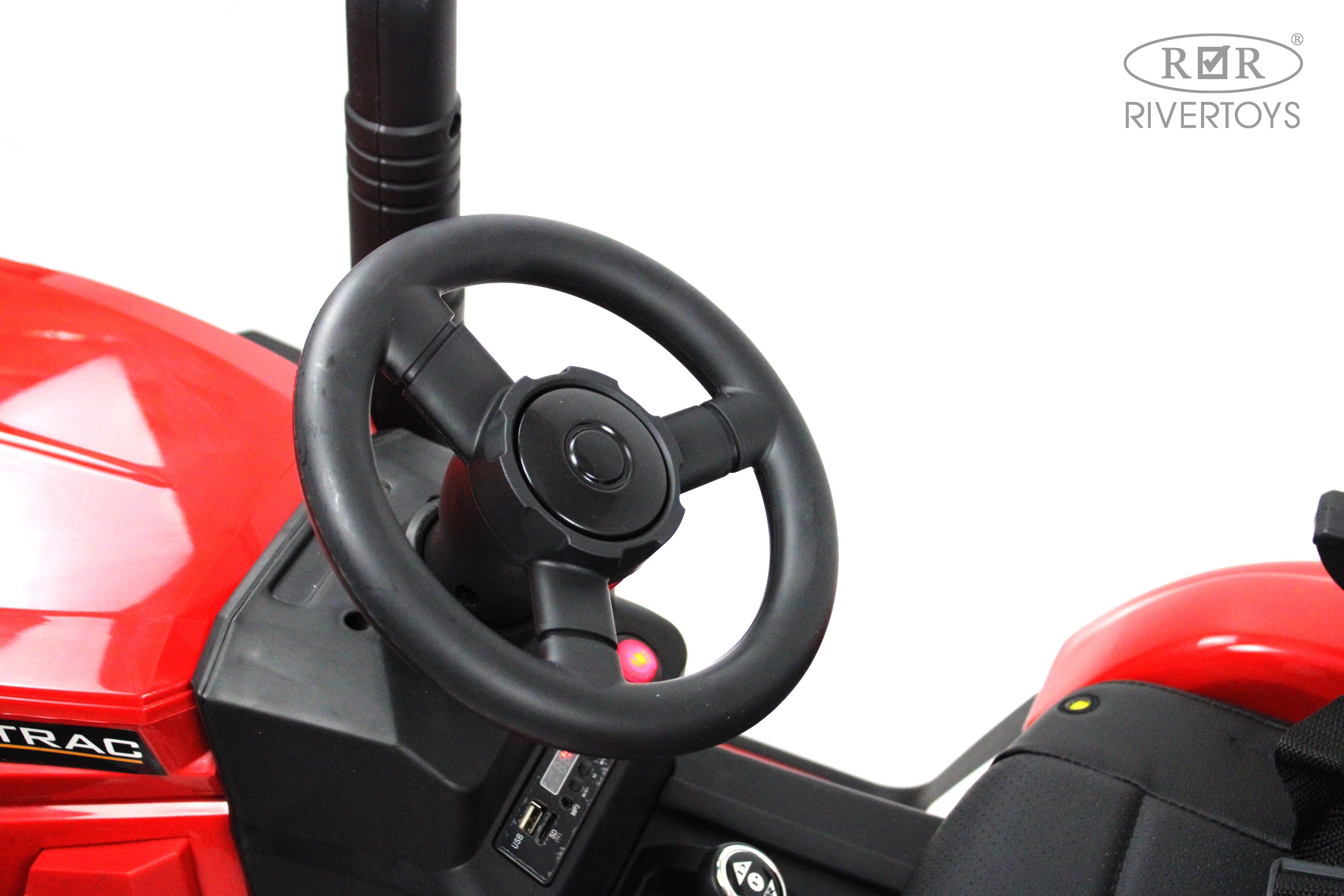 Электромобиль RIVERTOYS O555OO-RED С пультом ДУ - фото 16