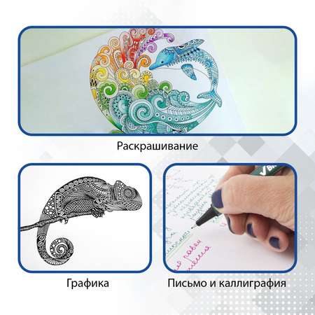 Ручка линер Brauberg 4 шт.