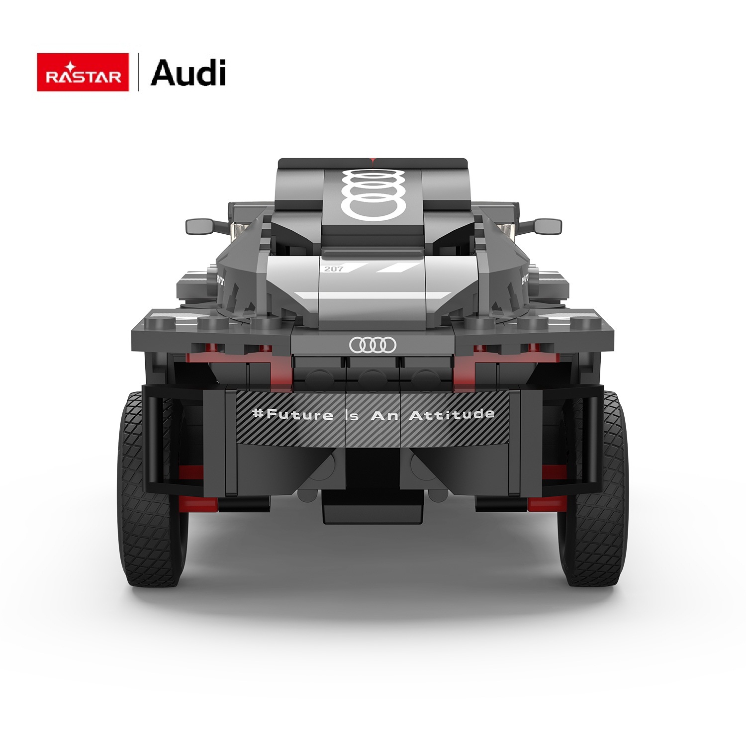 Конструктор Rastar Audi RS Q e-tron блочный - фото 8