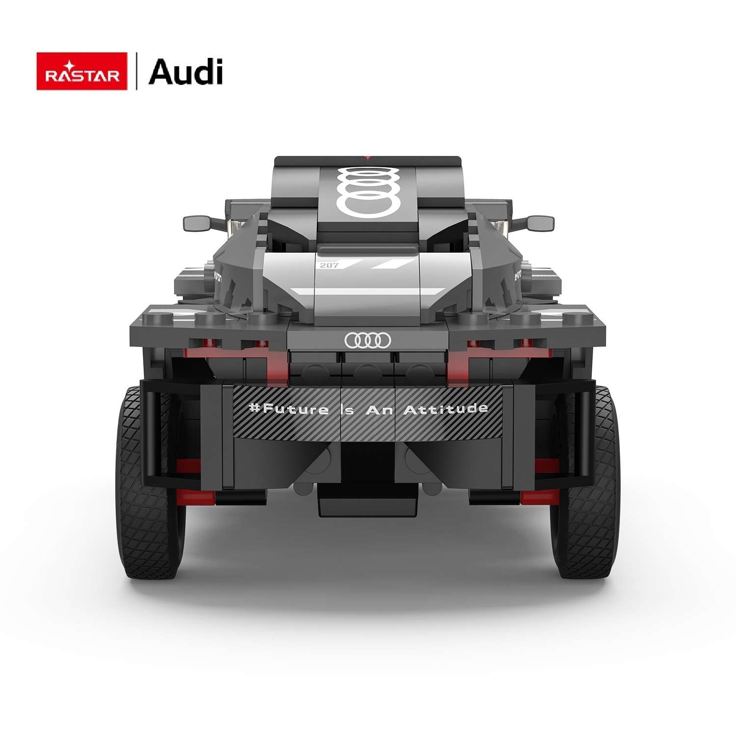 Конструктор Rastar Audi RS Q e-tron блочный - фото 8