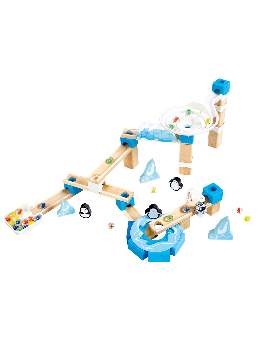 Конструктор Hape Гонки деревянный 112 дет. - фото 3