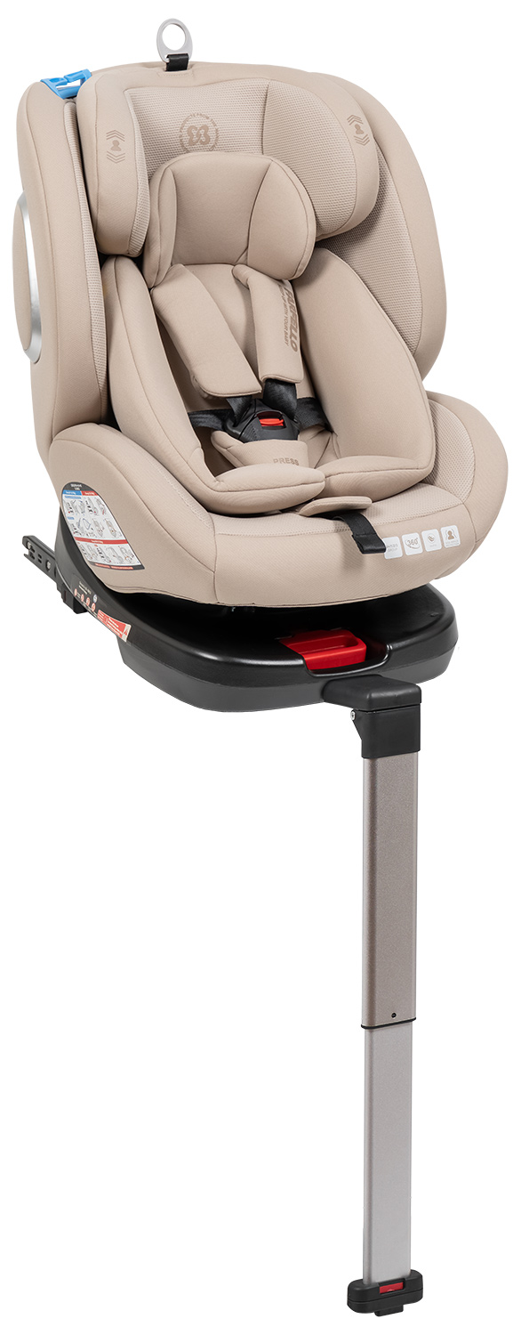 Автокресло Farfello YB102A Isofix 0+/1/2/3 (0-36 кг) бежевый - фото 11