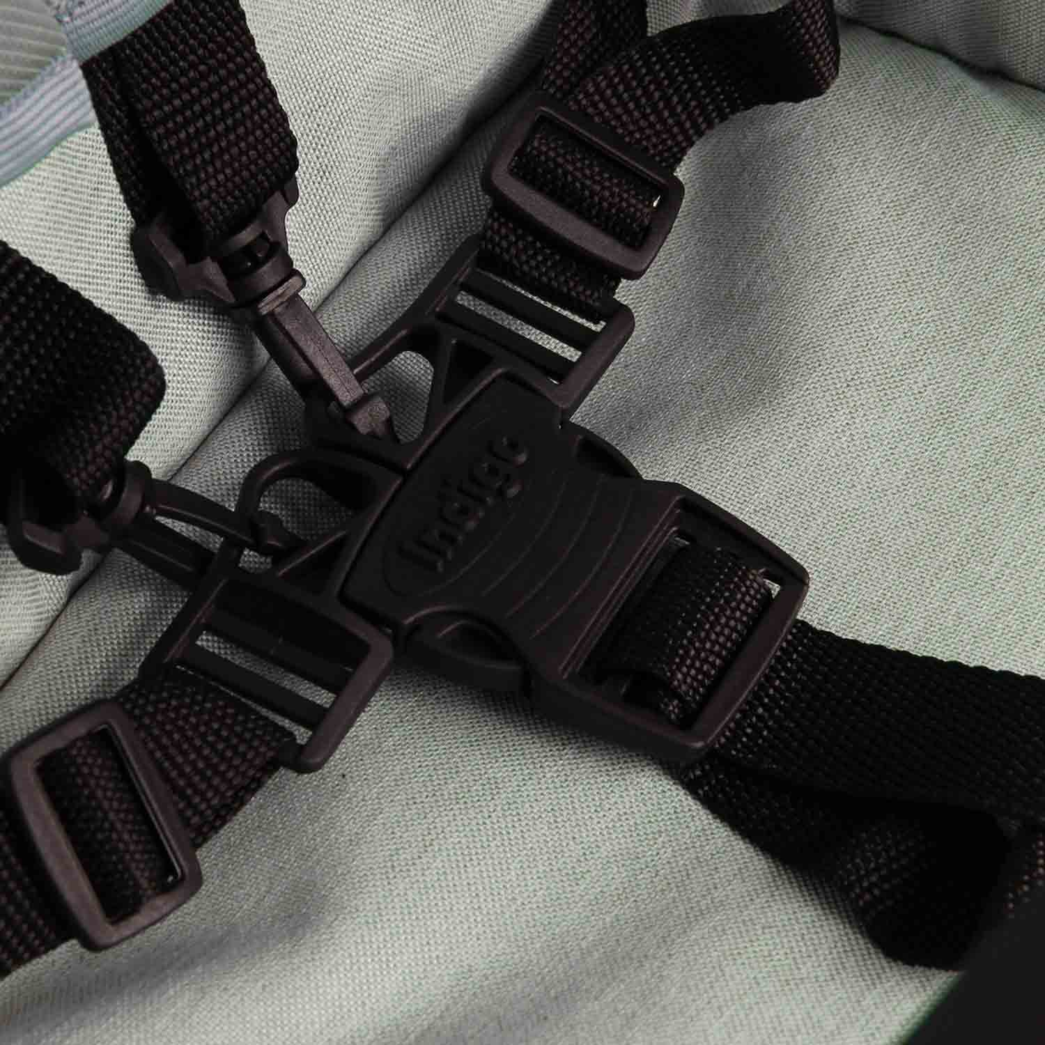 Коляска 2в1 Indigo Barbara Classic 02 шалфей - фото 19