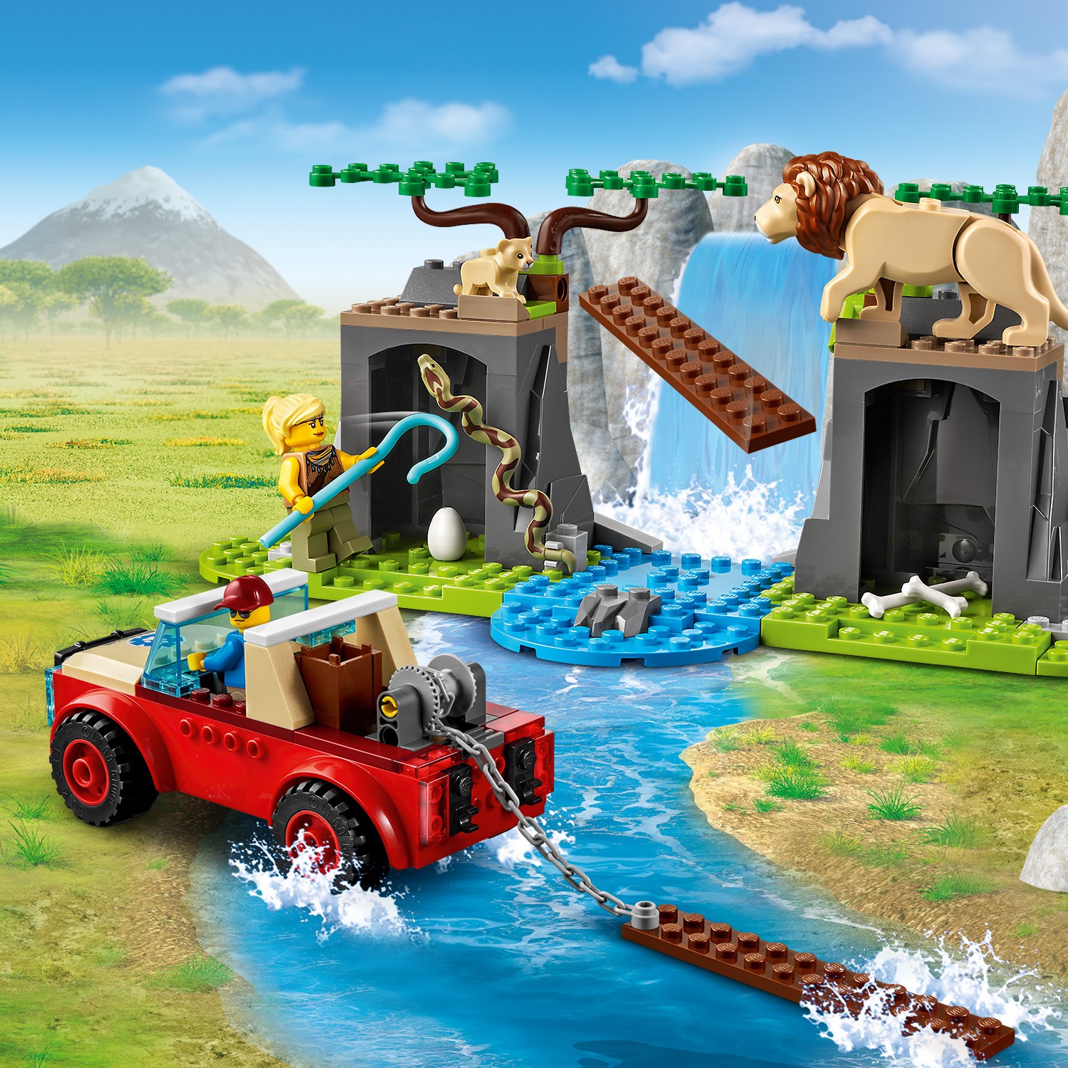 Конструктор LEGO City Wildlife Rescue Off-Roader - фото 7