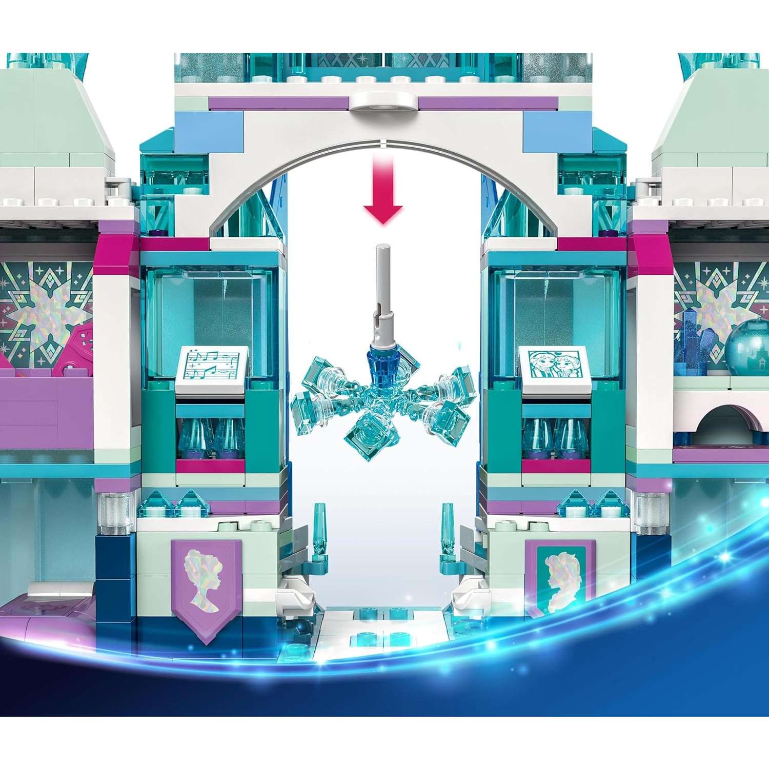 Конструктор LEGO Disney Princess Ледовый дворец Эльзы блочный - фото 5