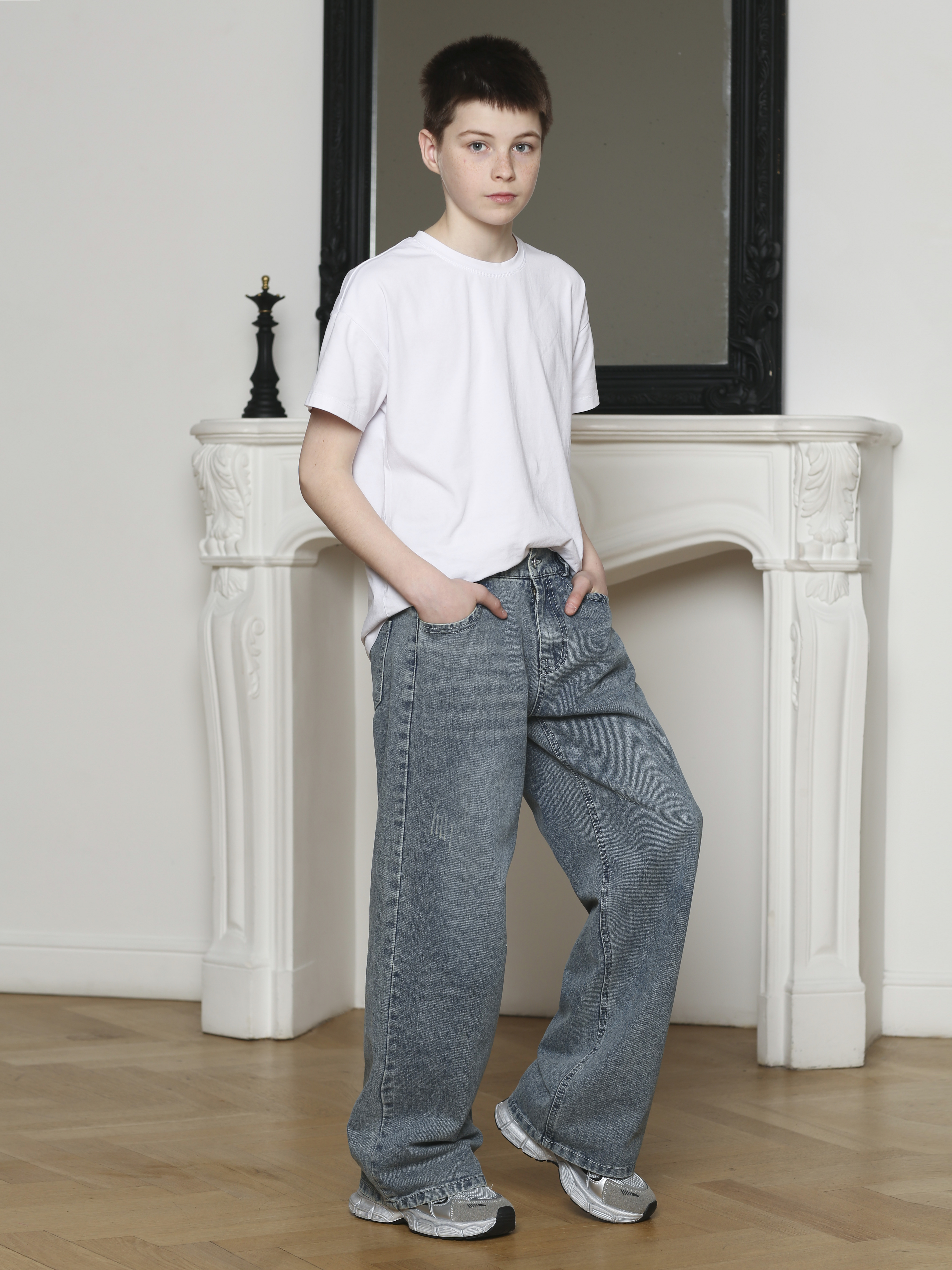 Джинсы-трубы СИНИЙ МИР R167-IL - фото 10