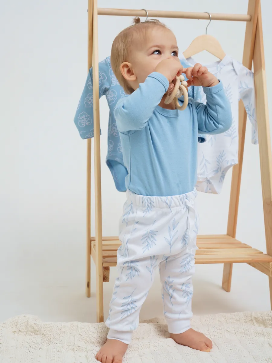 Штанишки 3 шт Супер Пупс нбр/3пр/шт/sk21/синийлисточкиветочки - фото 18