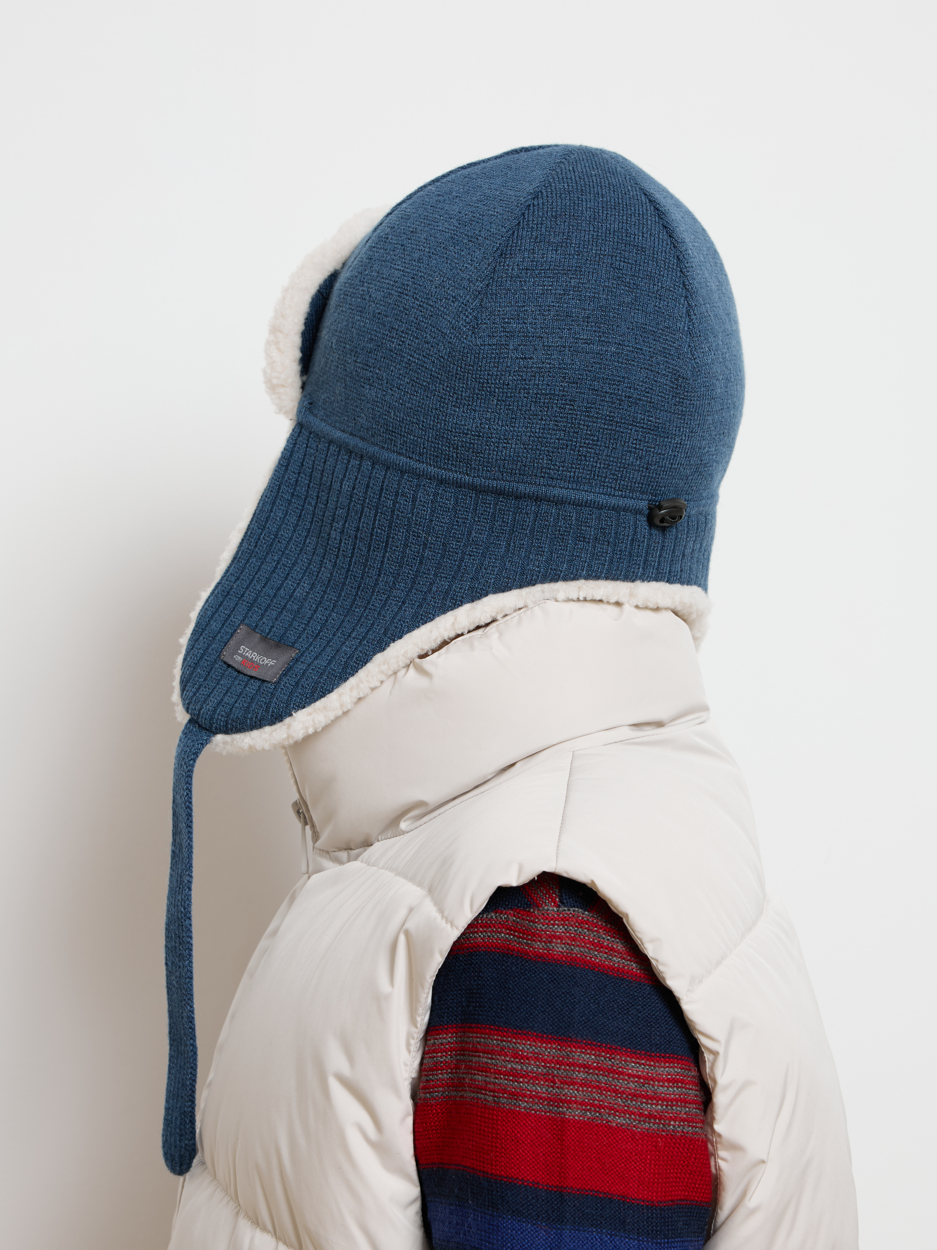Шапка-ушанка Starkoff Kids Д500928/15 - фото 8
