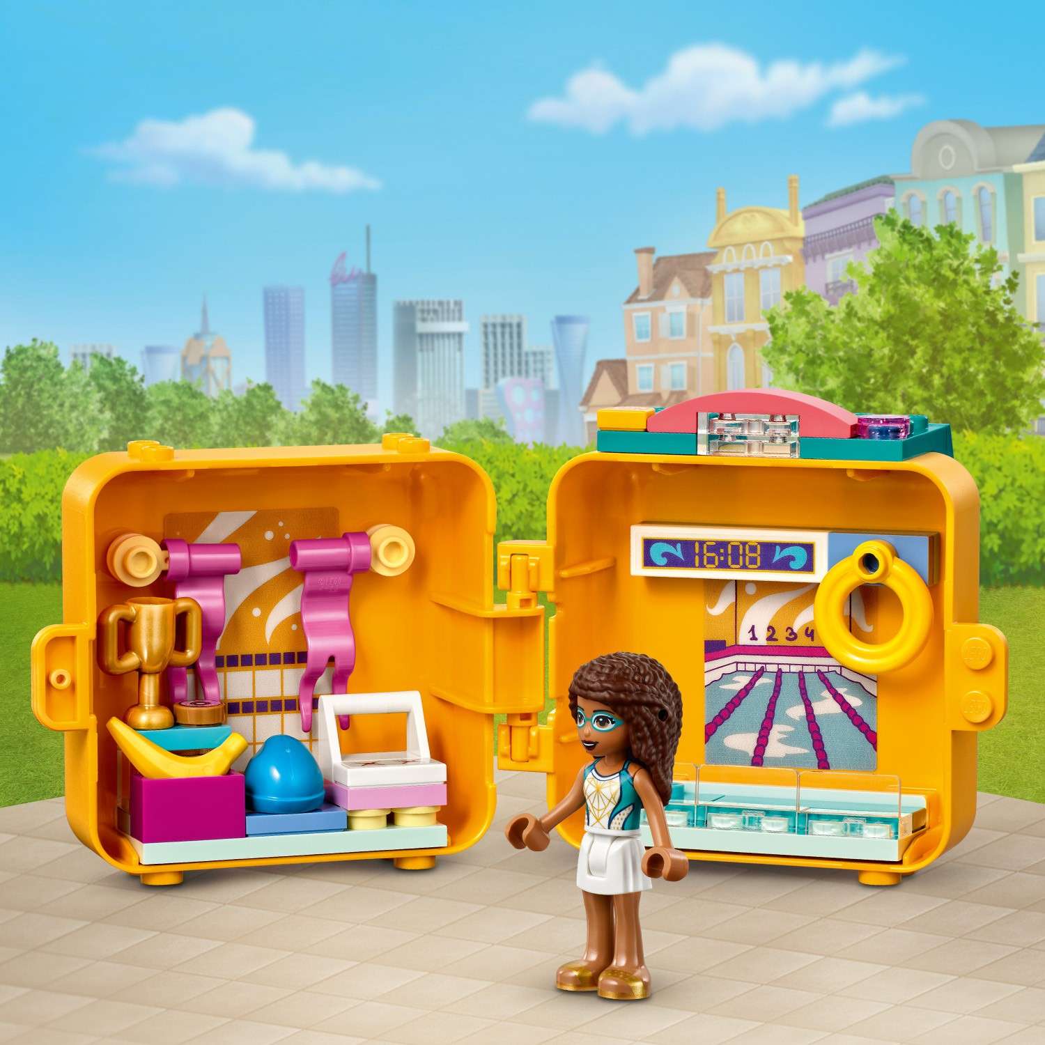 Конструктор LEGO Friends Кьюб Андреа для плавания - фото 4