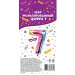 Шар фольгированный Цифра 7 AC20PE5210
