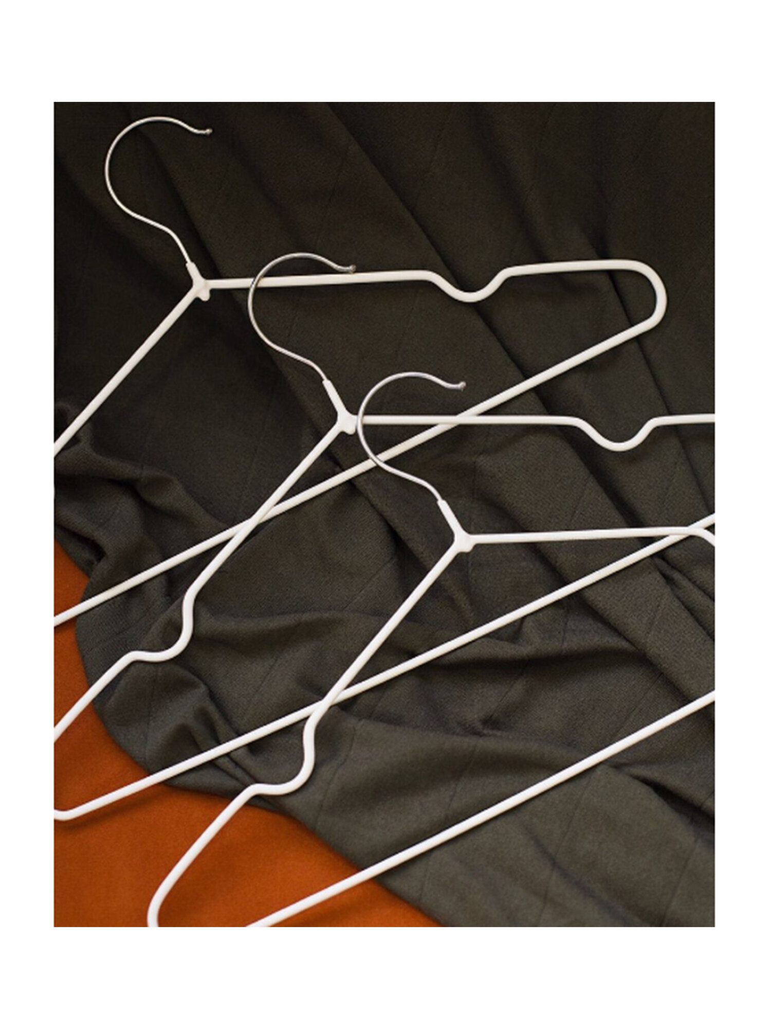 Вешалки-плечики Brabix для хранения одежды р48-50 металл антискользящие - фото 9