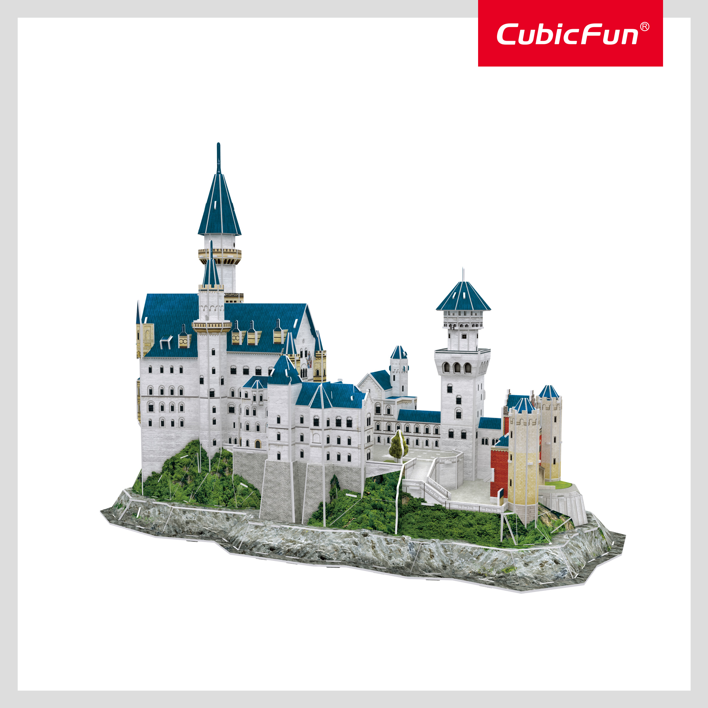 Пазл CubicFun Нойшванштайн 121 дет 3D - фото 3