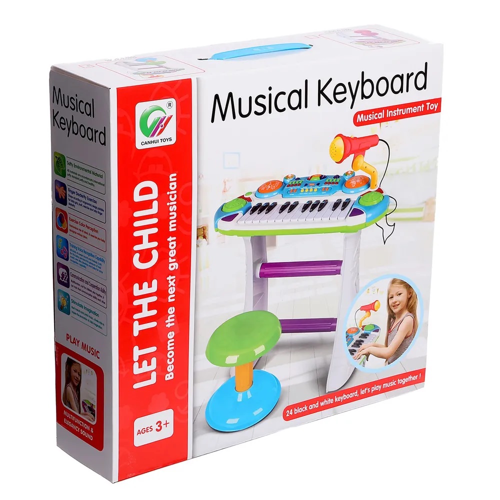 Игрушка музыкальная CASTLELADY синтезатор - фото 12