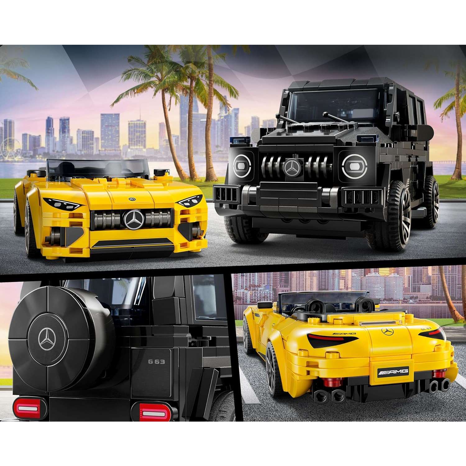 Конструктор LEGO Speed Champions Mercedes AMG G 63 / V29 блочный - фото 10