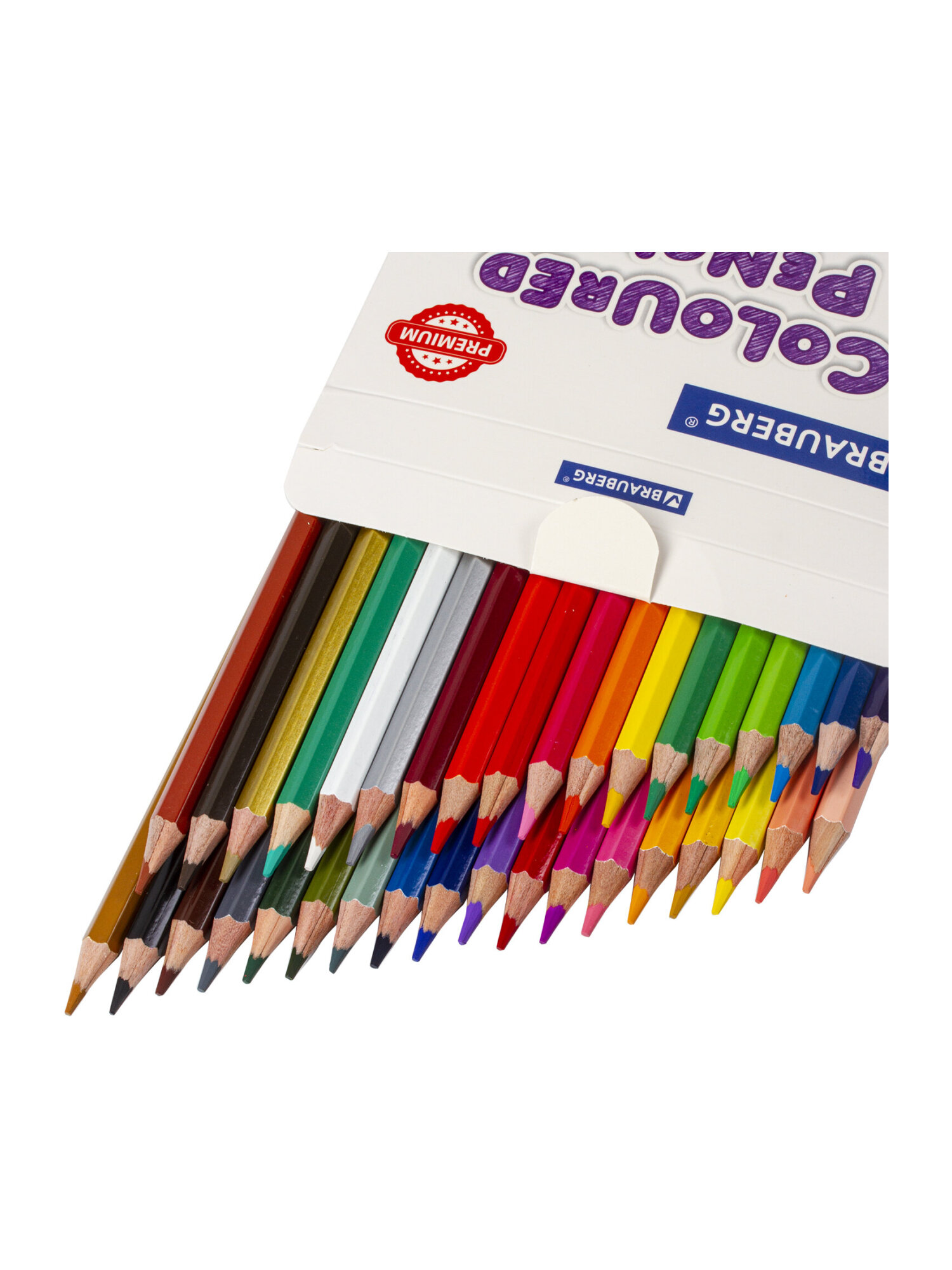 Карандаши цветные Brauberg 36 шт. - фото 10