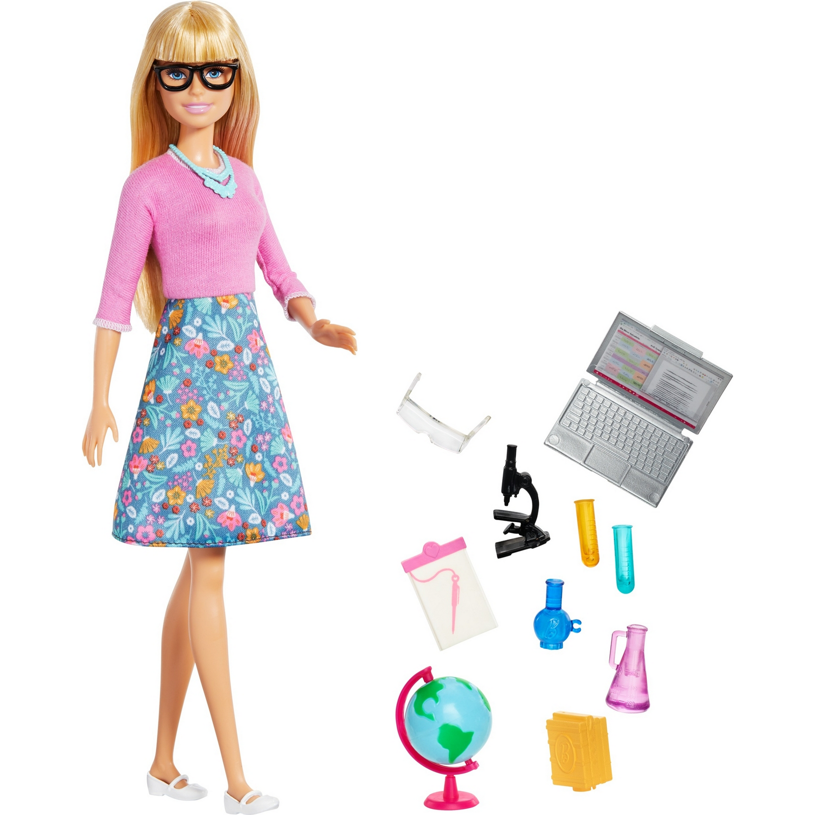 Кукла модельная Barbie Кем быть? Учительница GJC23 - фото 1