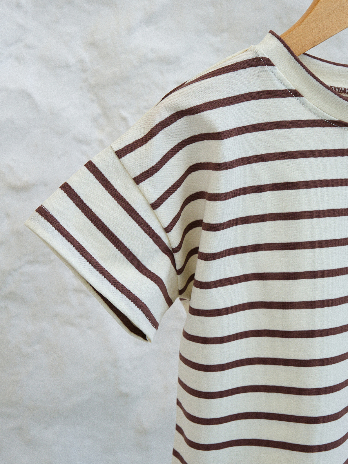 Футболка 3 шт Jelly Whale S23T01-3-Kha-Brwn-Strp - фото 8