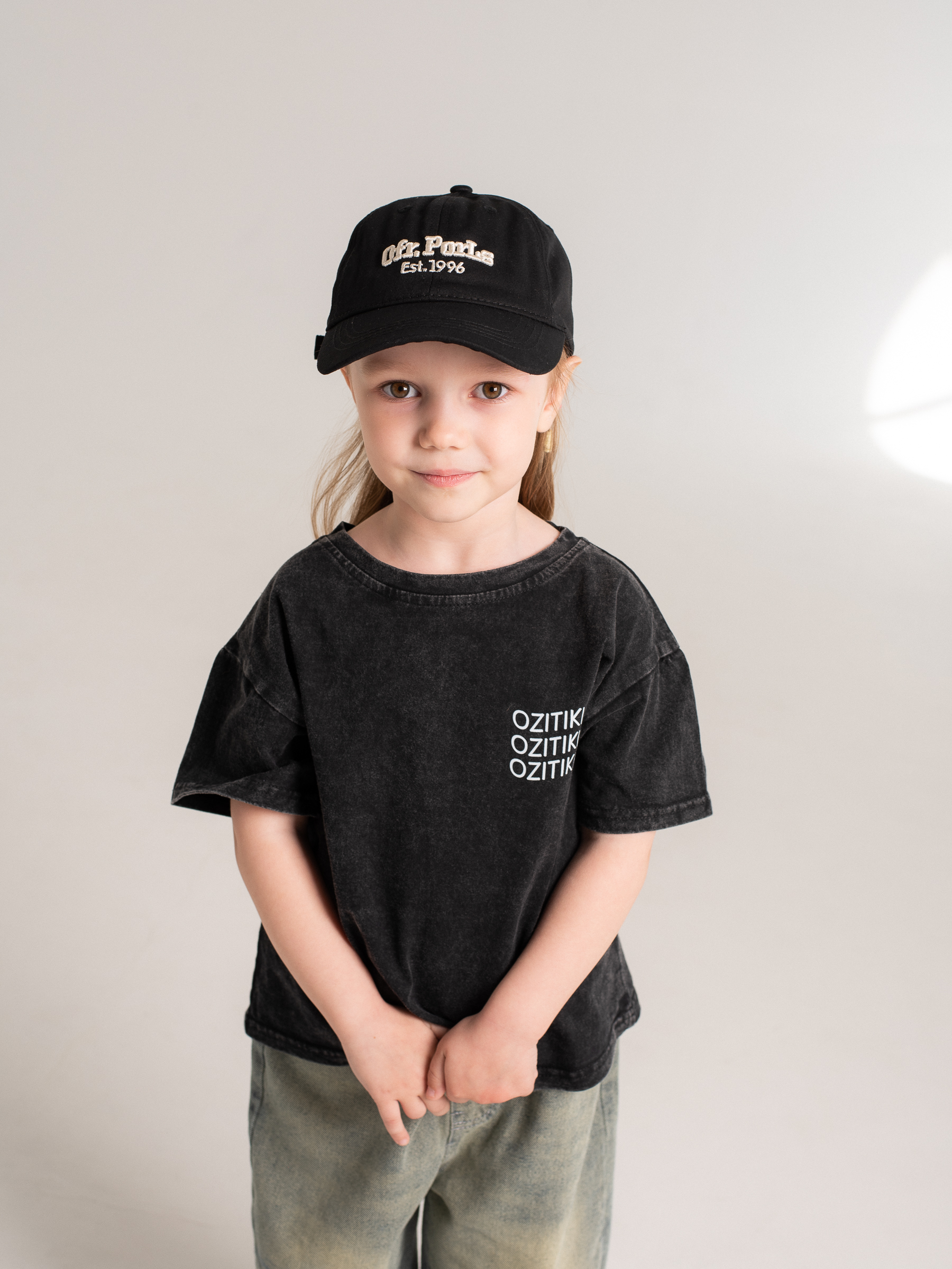 Бейсболка OZITI KIDS ok010226/черный - фото 2
