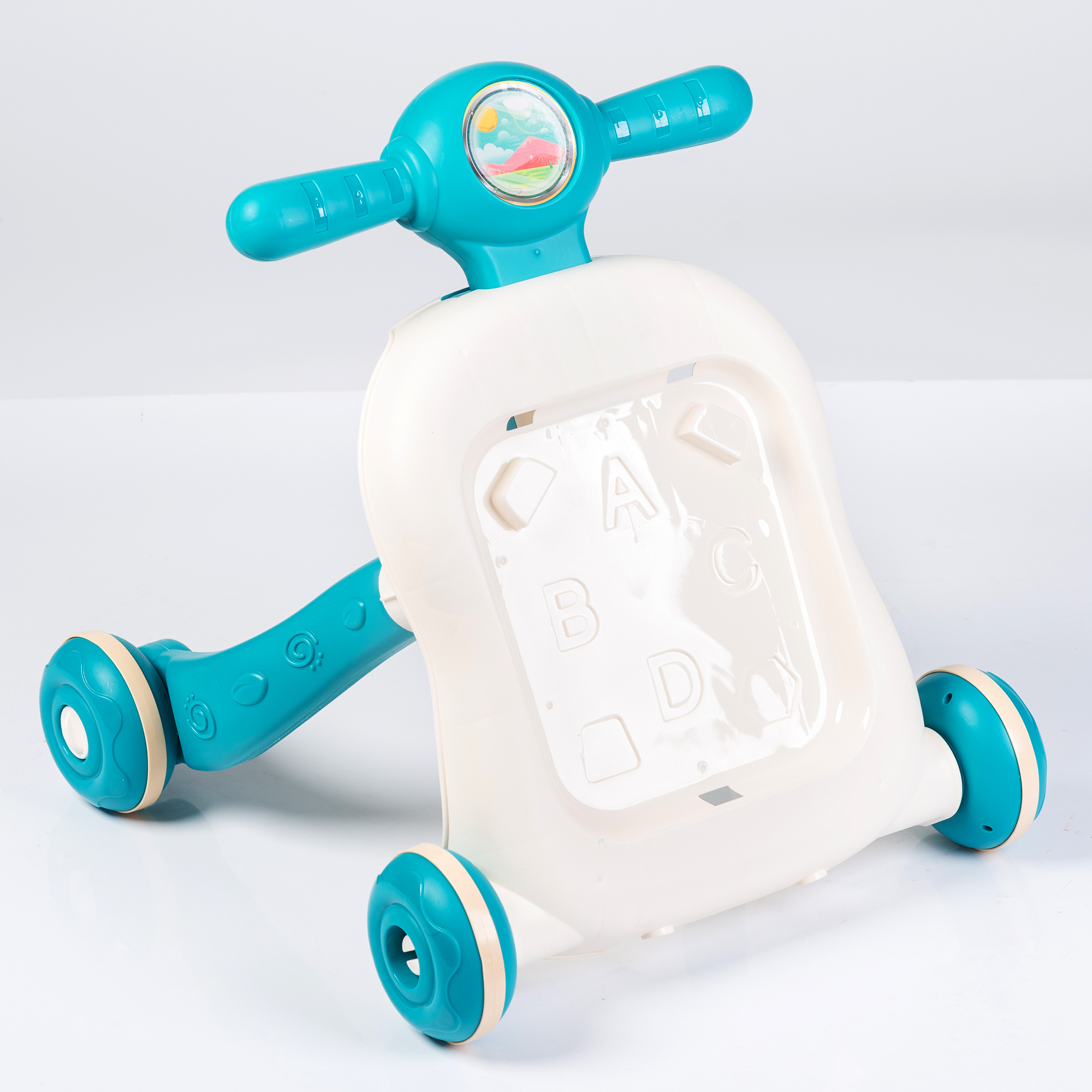 Каталка Babyhit с ручкой бирюзовый - фото 20