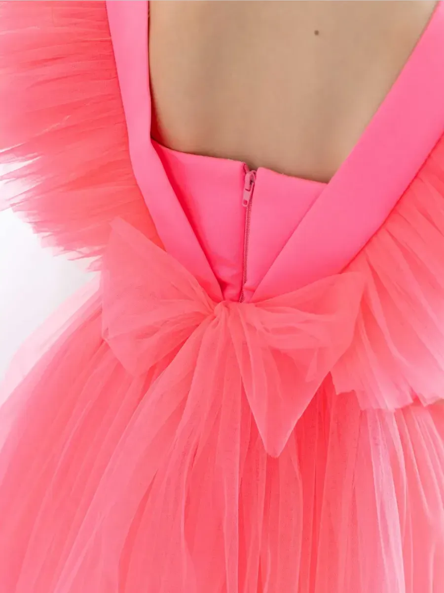 Платье LELUkids 123.41.86к/неон - фото 6